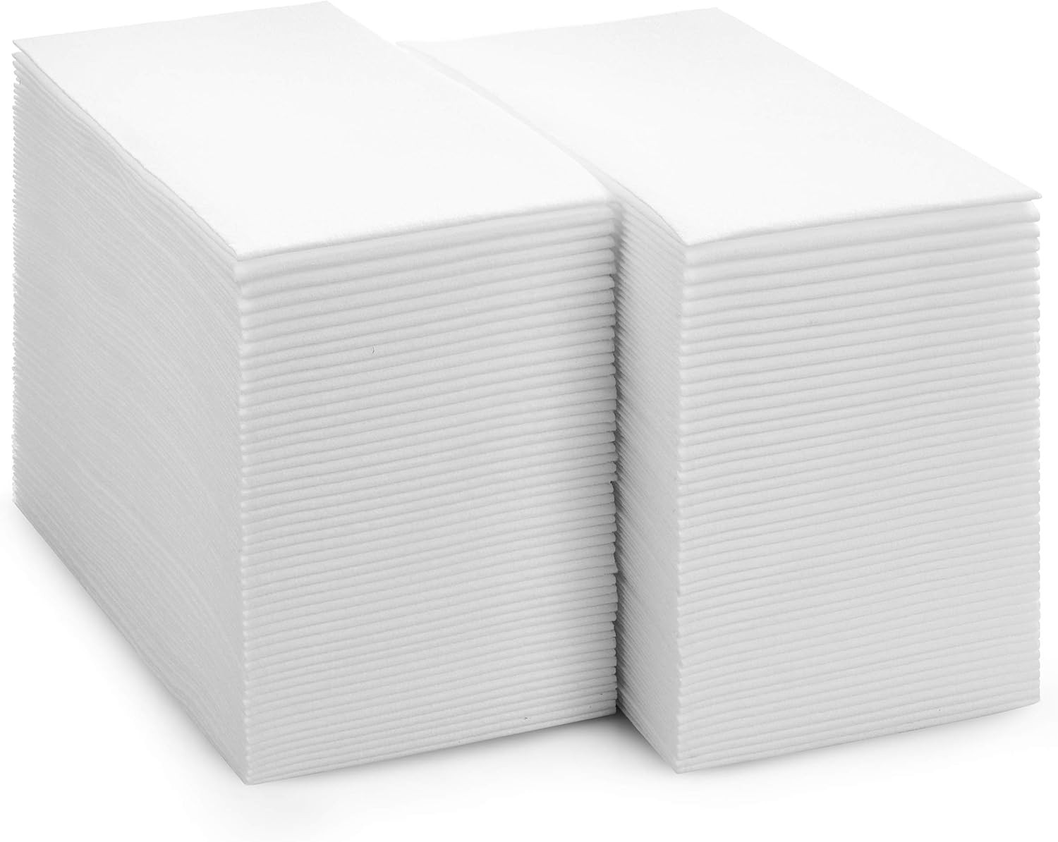 Disposable Bathroom Paper Napkins | 300-Pack 8″ X 17″ Single-Use Linen-Feel Gues