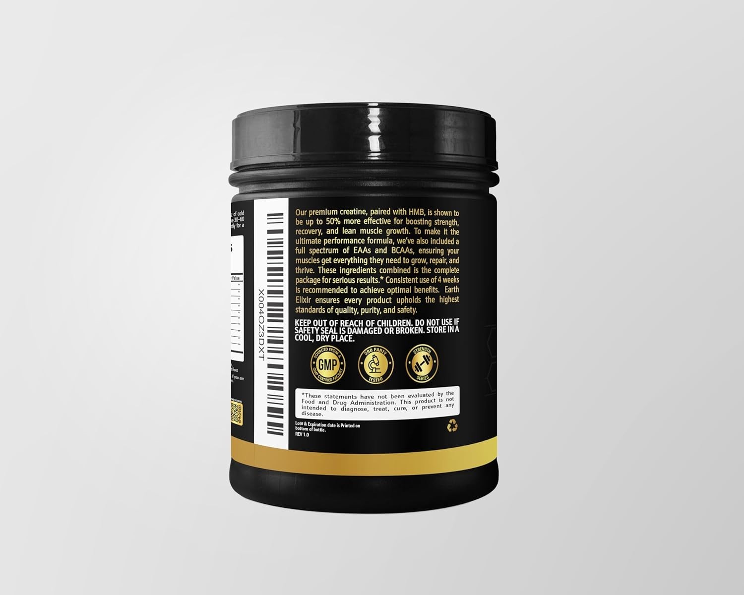 Creatine HMB Supplements for Men and Women w/Essential Amino Acids | EAA & BCAA