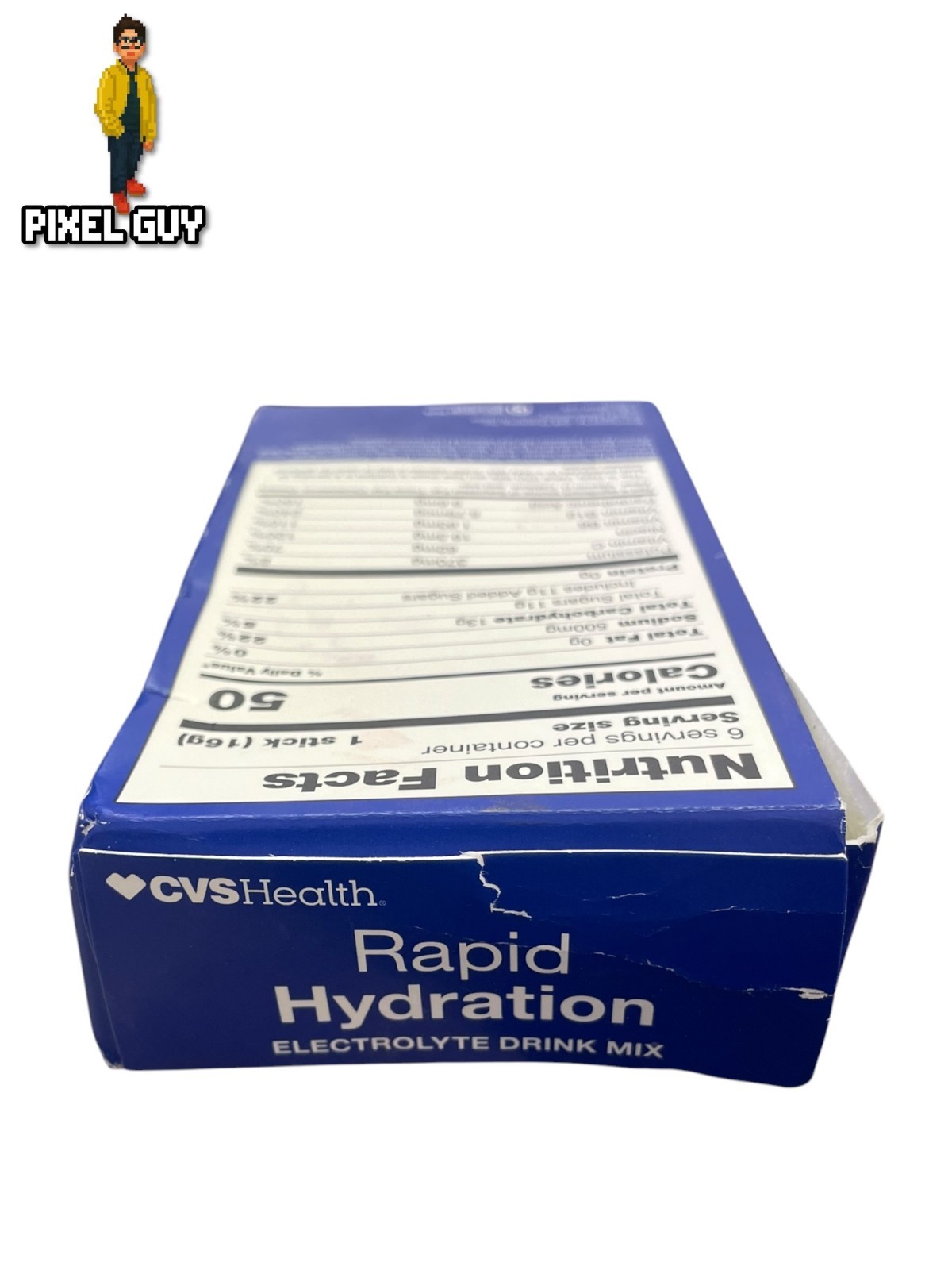 Lot Of 5 CVS Rapid Hydration Drink Mix Red, White & Blue Ice Pop (Damaged Box)