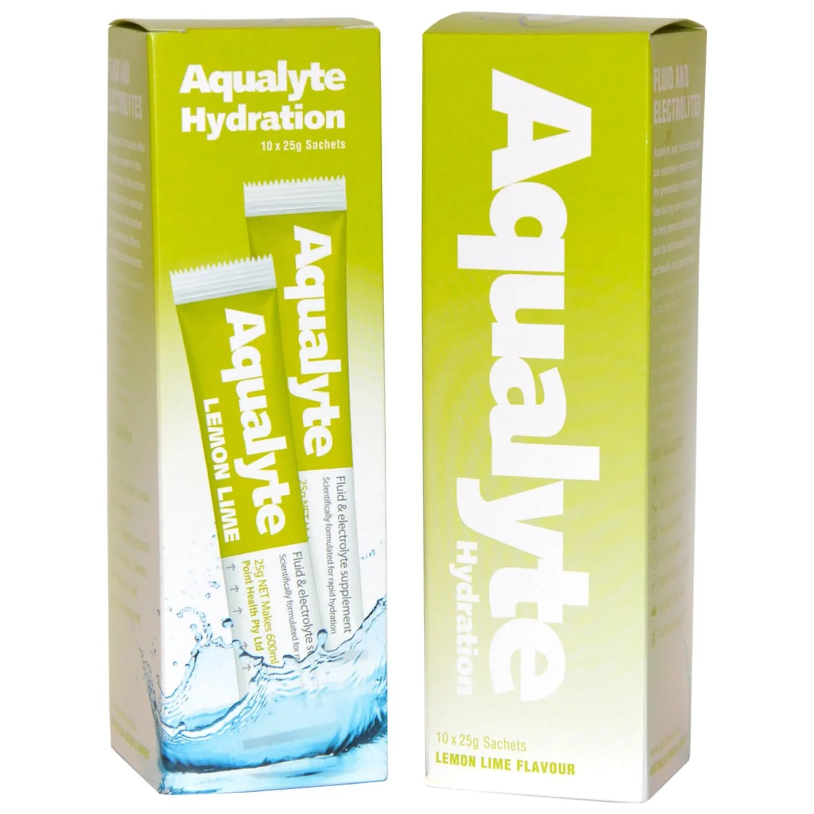 Aqualyte Lemon Lime Flavour Electrolyte Sachets – 25g (Box of 10)