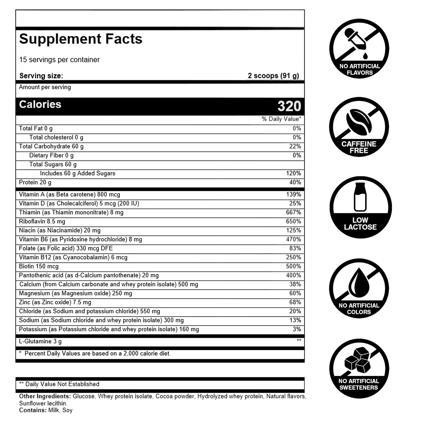 Ultragen Vanilla Protein Supplement Powder 3Lb Accelerates Recovery 20G Protein