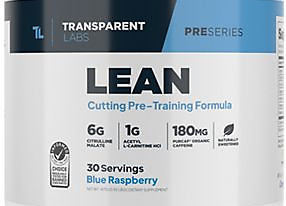 Lean Cutting Pre-Workout Formula – Blue Raspberry (0.92 Lbs. / 30 Servings)