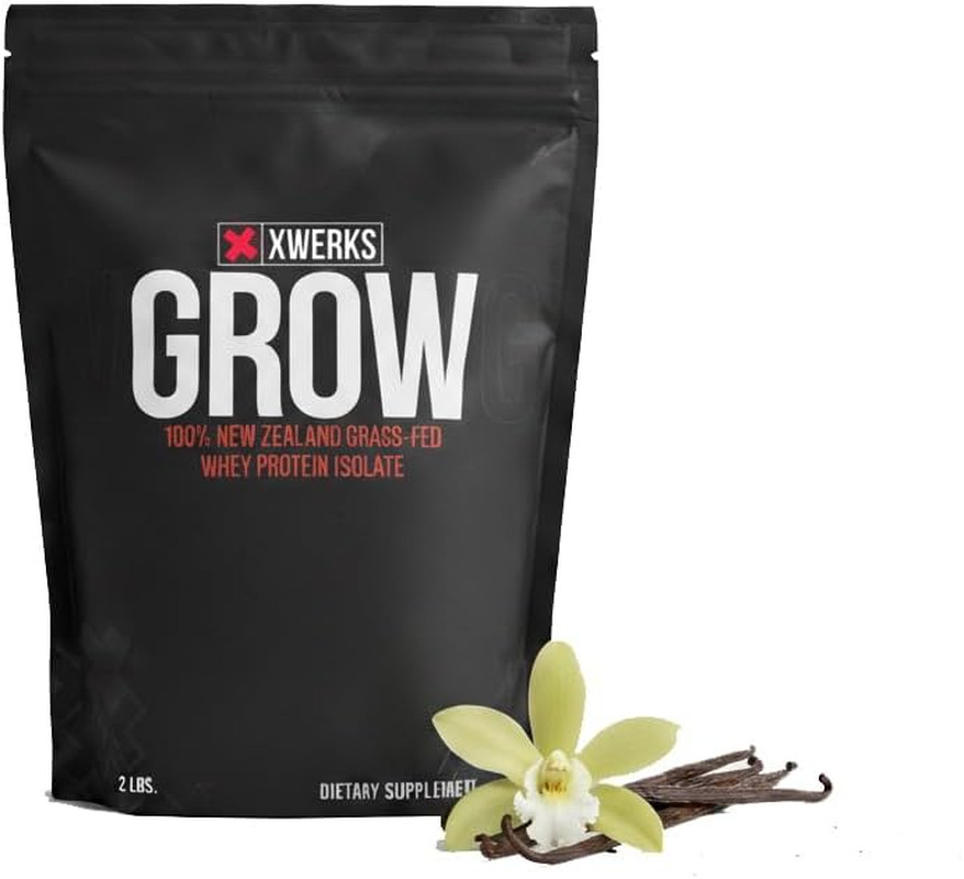 Grow Whey Protein Powder, 25G Pure Isolate Protein from New Zealand Grass Fed Co