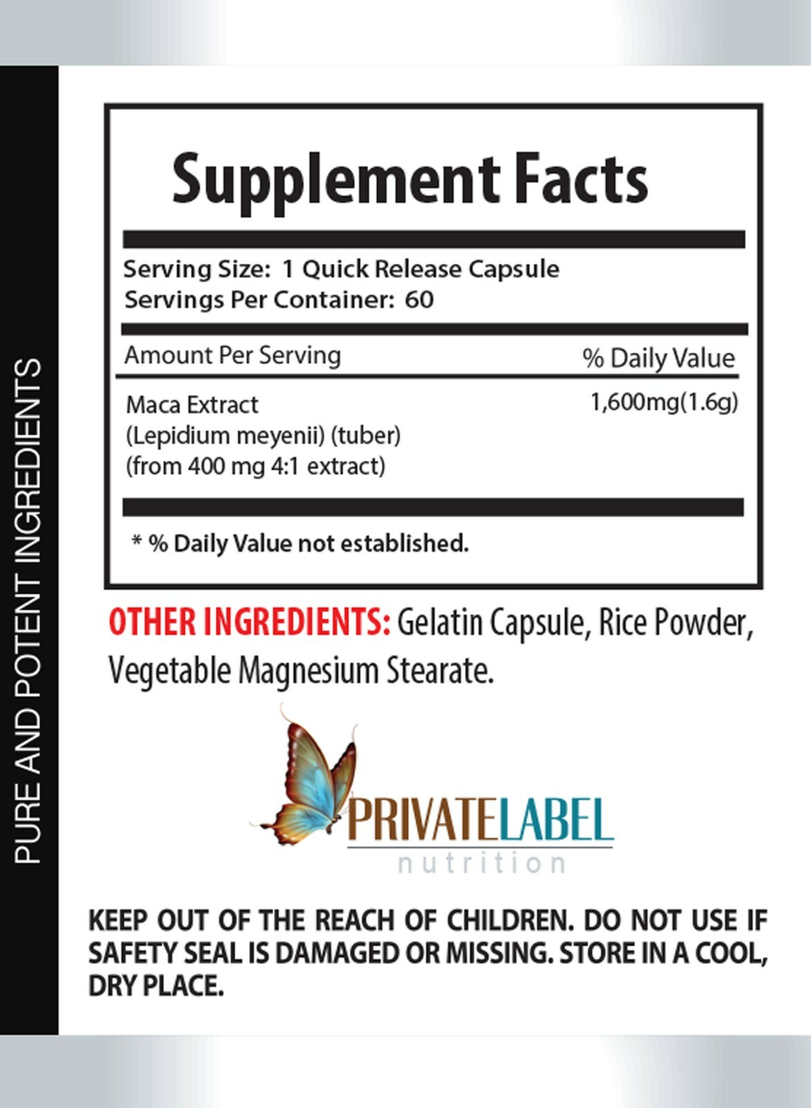 cares bone protection – PREMIUM MACA BLEND 1600mg- best natural product 1 Bottle