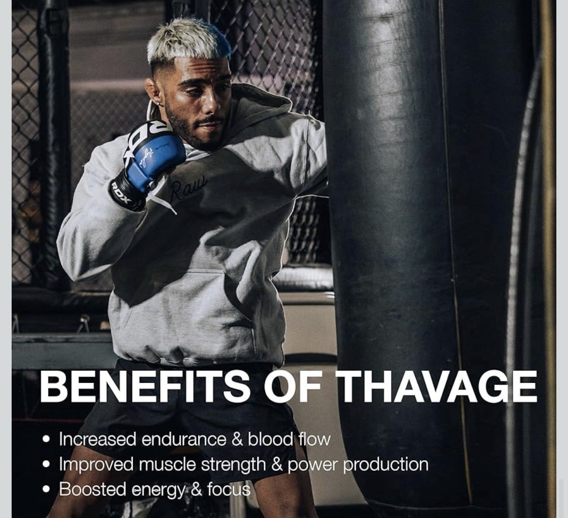 RAW Pre Workout Powder, Thavage (Beach Bum) – Chris Bumstead 40 Servings