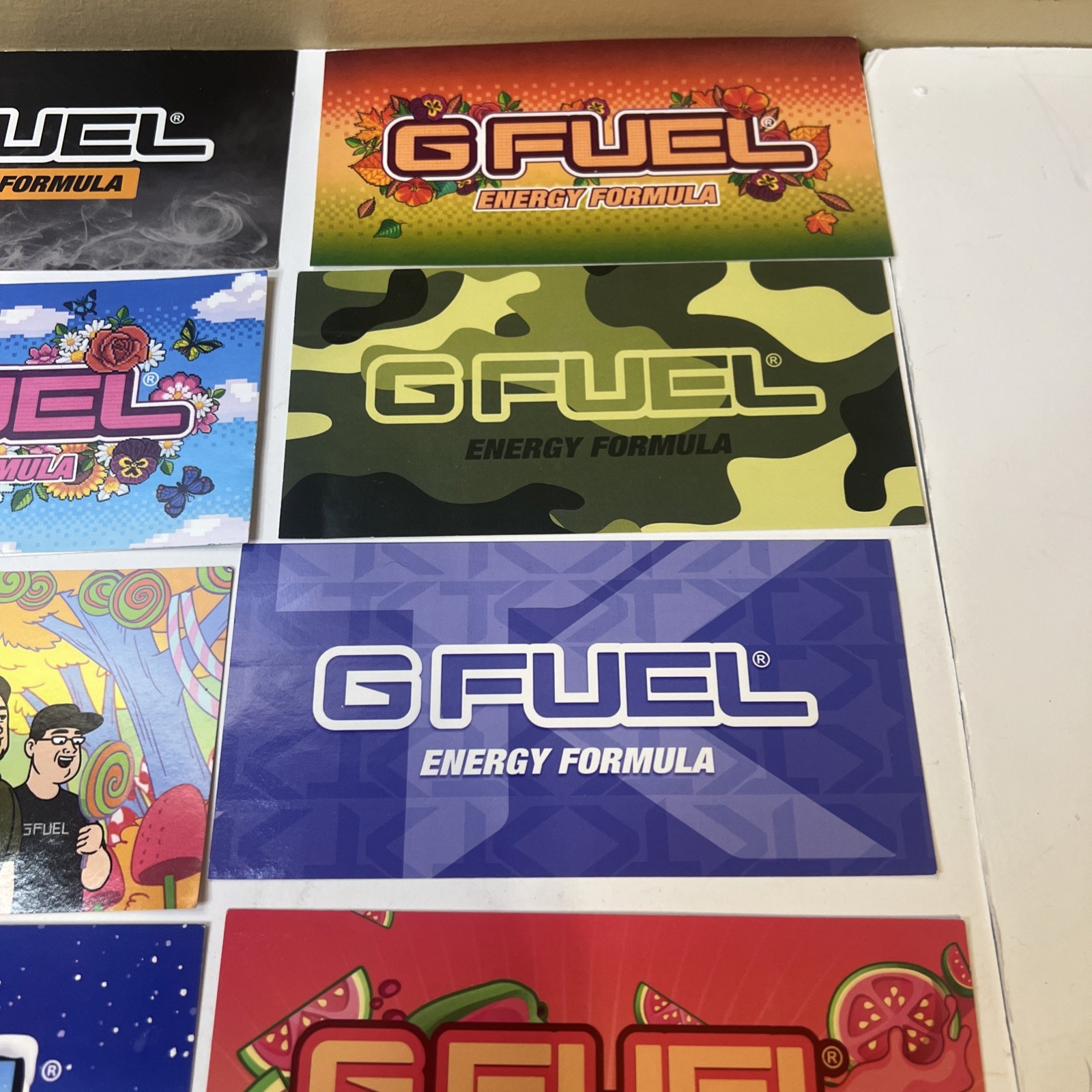 Gfuel Stickers Lot of 17 Some Rare 1 temp tattoo