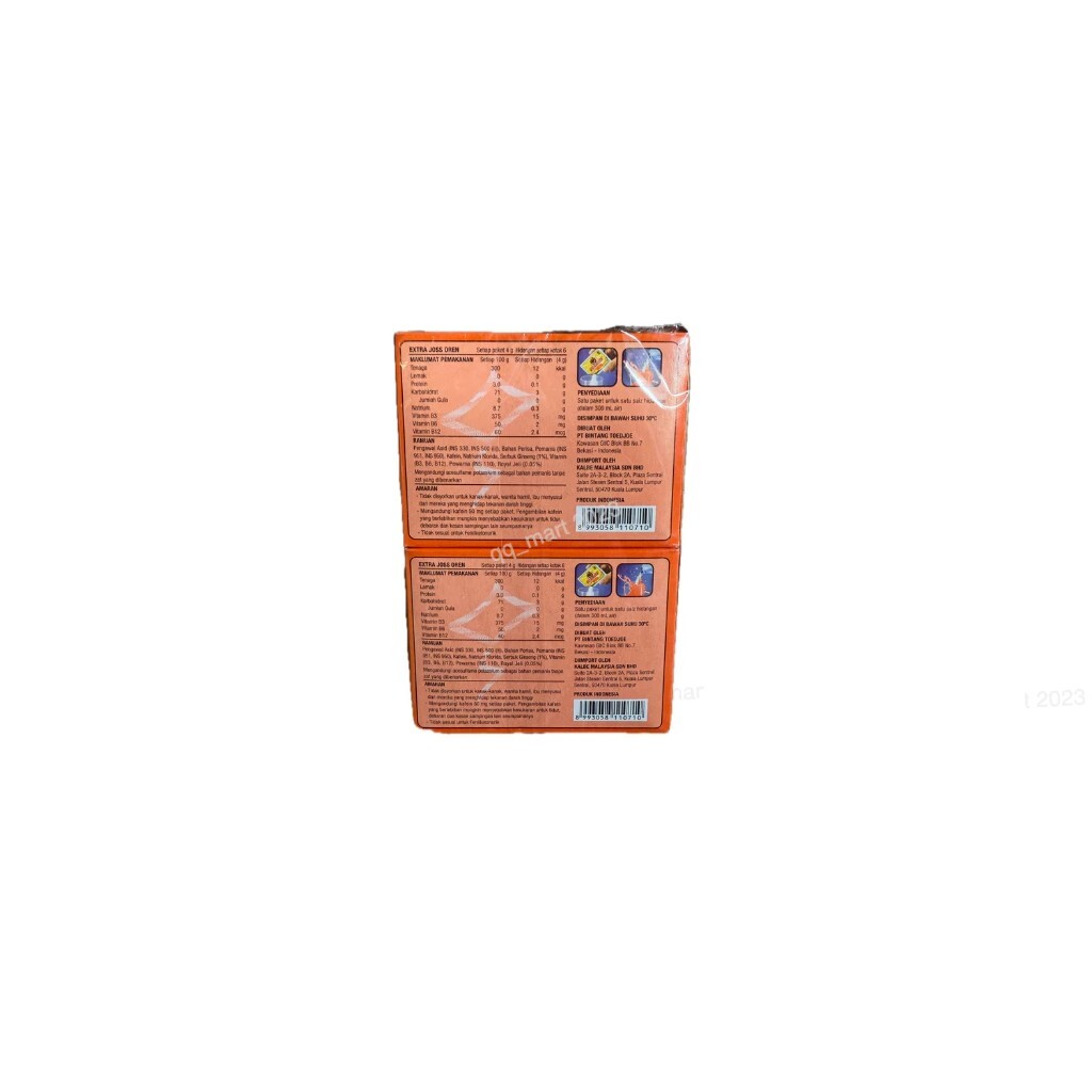 EXTRA JOSS Orange Flavor 10 Box (60 Sachets) Energy Drink FREE SHIPPING