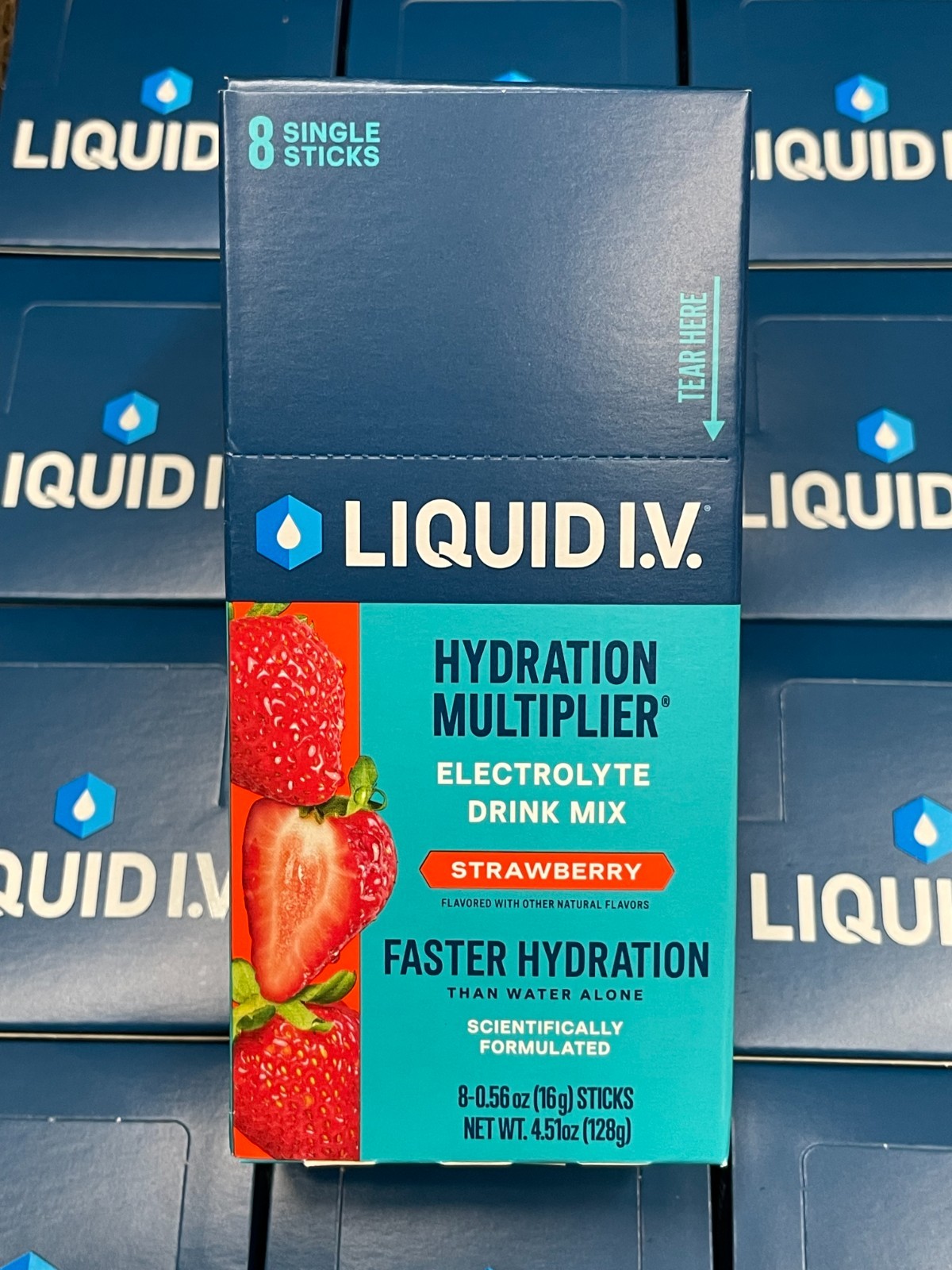 Liquid IV Strawberry 96 packets Best By September 2027