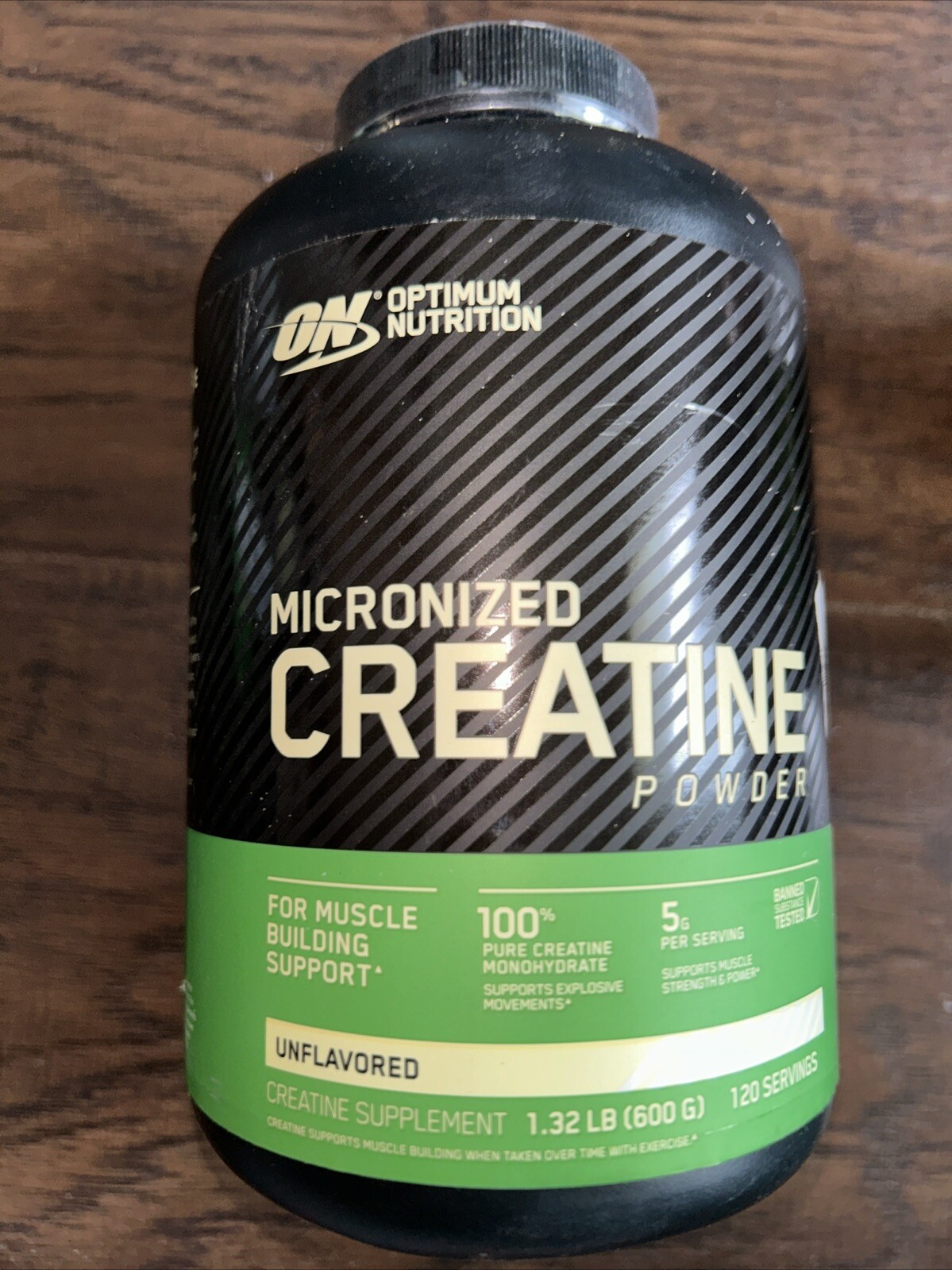 Micronized Creatine Powder, Unflavored, 1.32 lb (600 g)