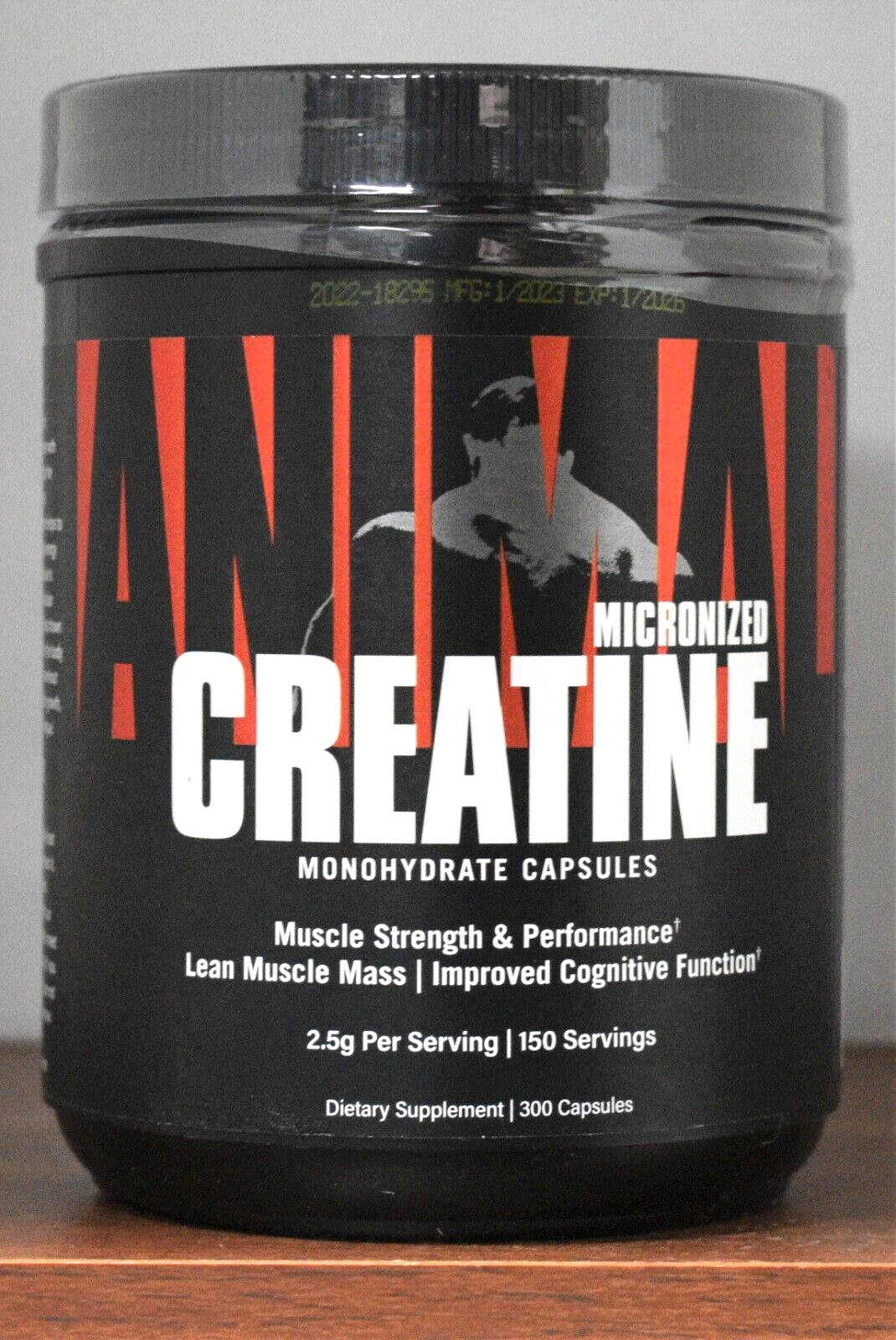 Animal Creatine 300 Capsules Micronized Monohydrate 150 Servings NEW Free Ship