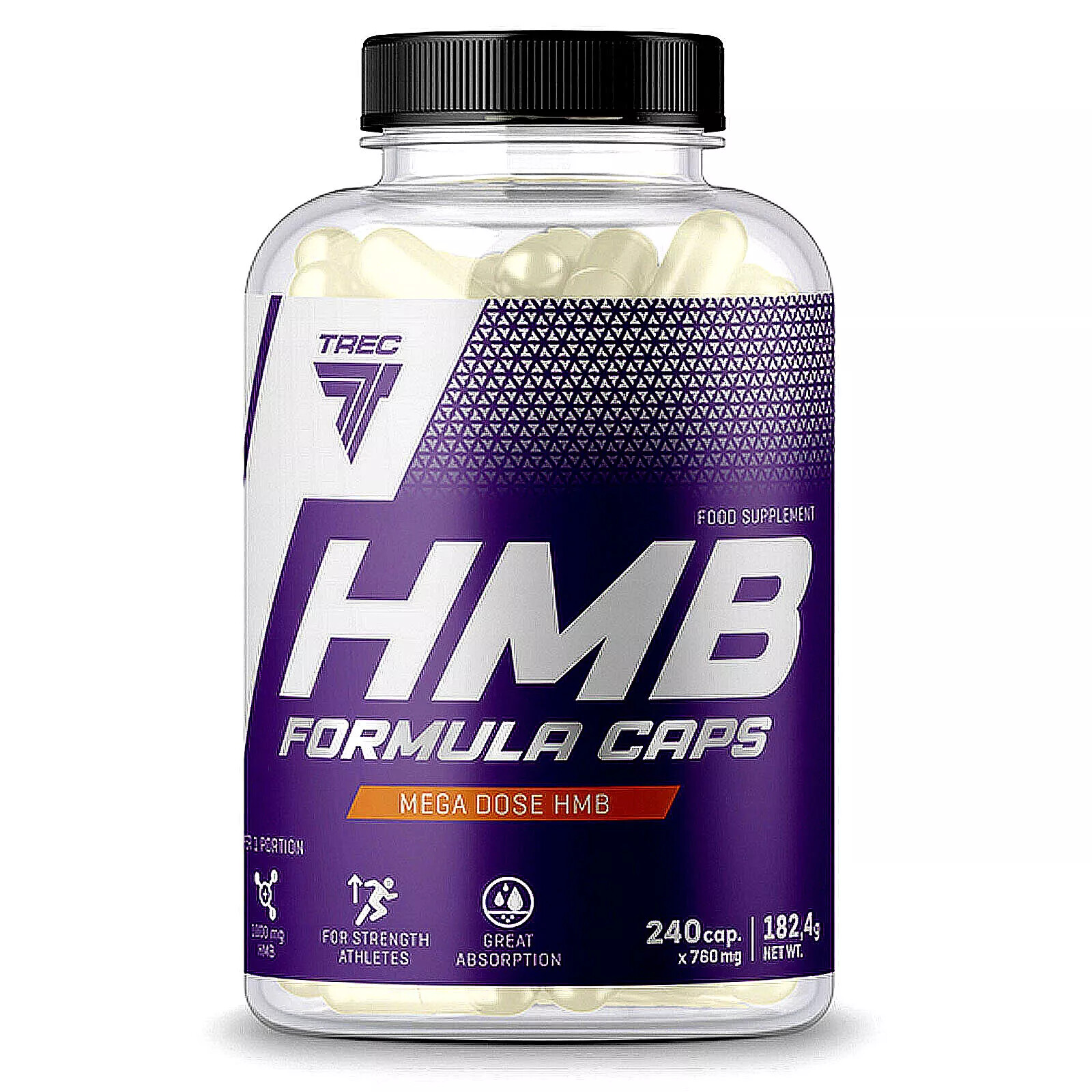 HMB SUPPLEMENTS -Anticatabolic Shredded- Reduces Body Fat & Lean Muscle Growth –