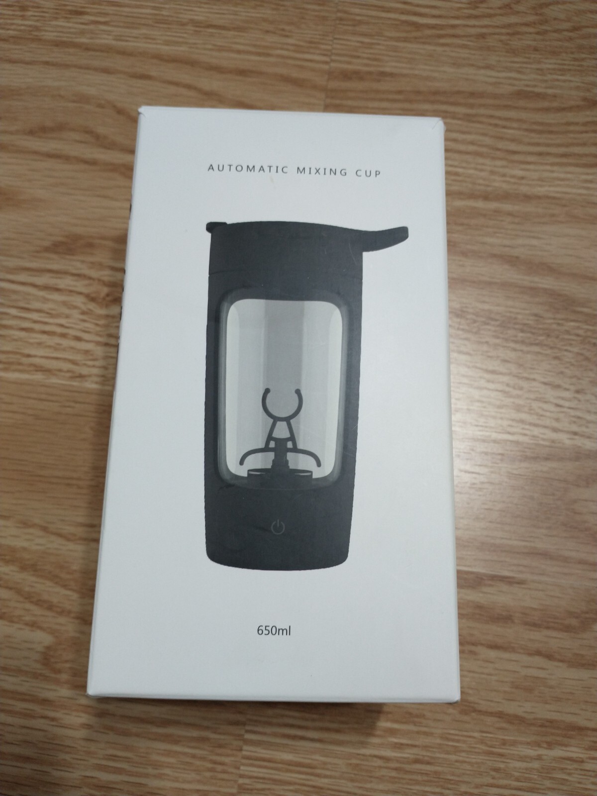 Automatic Mixing Cup, Sport Water Bottle USB Rechargeable, 650 ml White Color