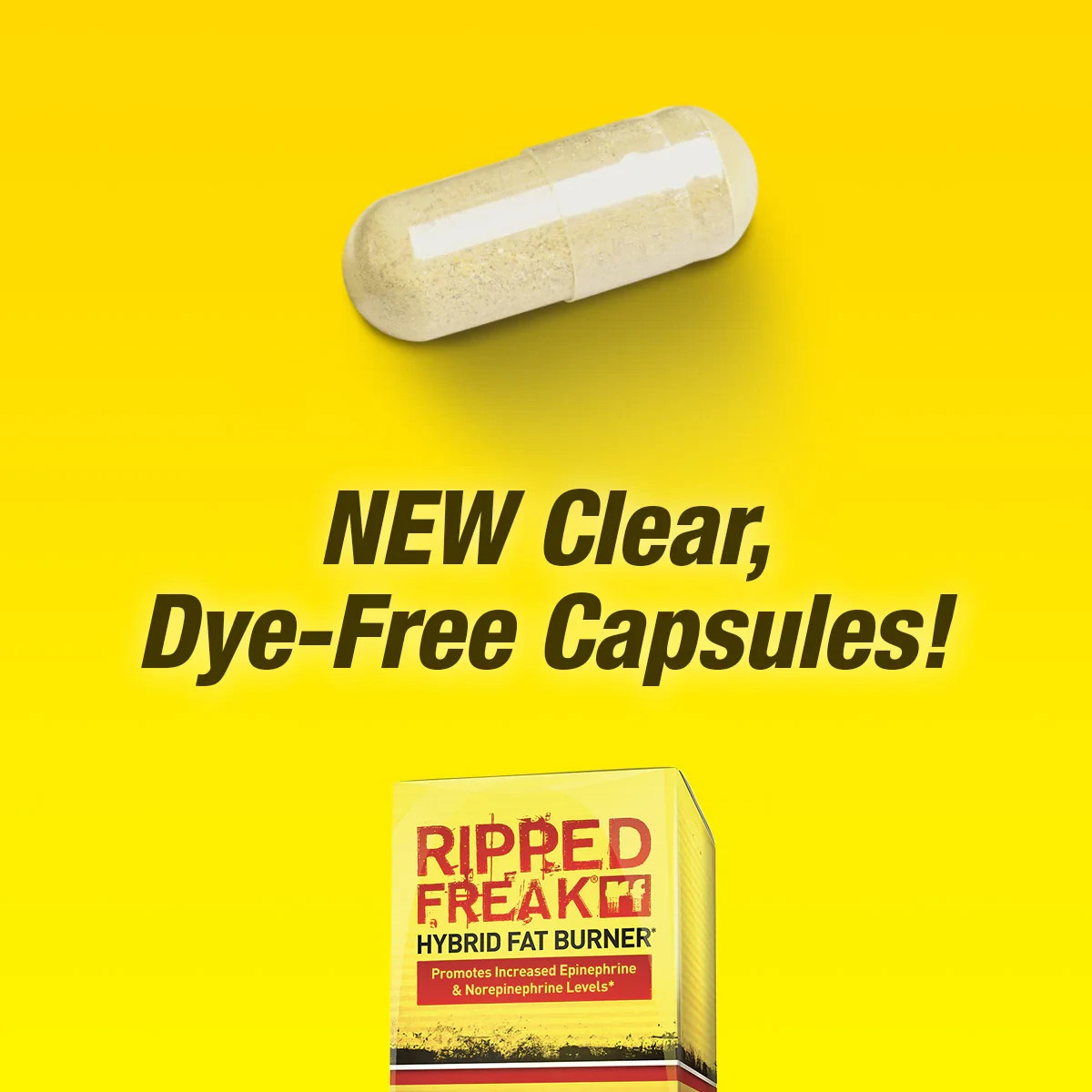 PharmaFreak Ripped Freak Hardcore Hybrid Fat Burner Thermogenic 60 Capsules New