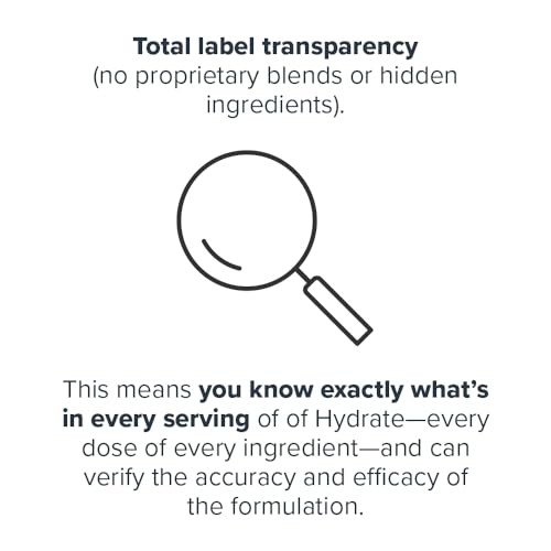 Hydrate Electrolyte Powder Packets with 20 Servings (Pack of 1) Fruit Punch