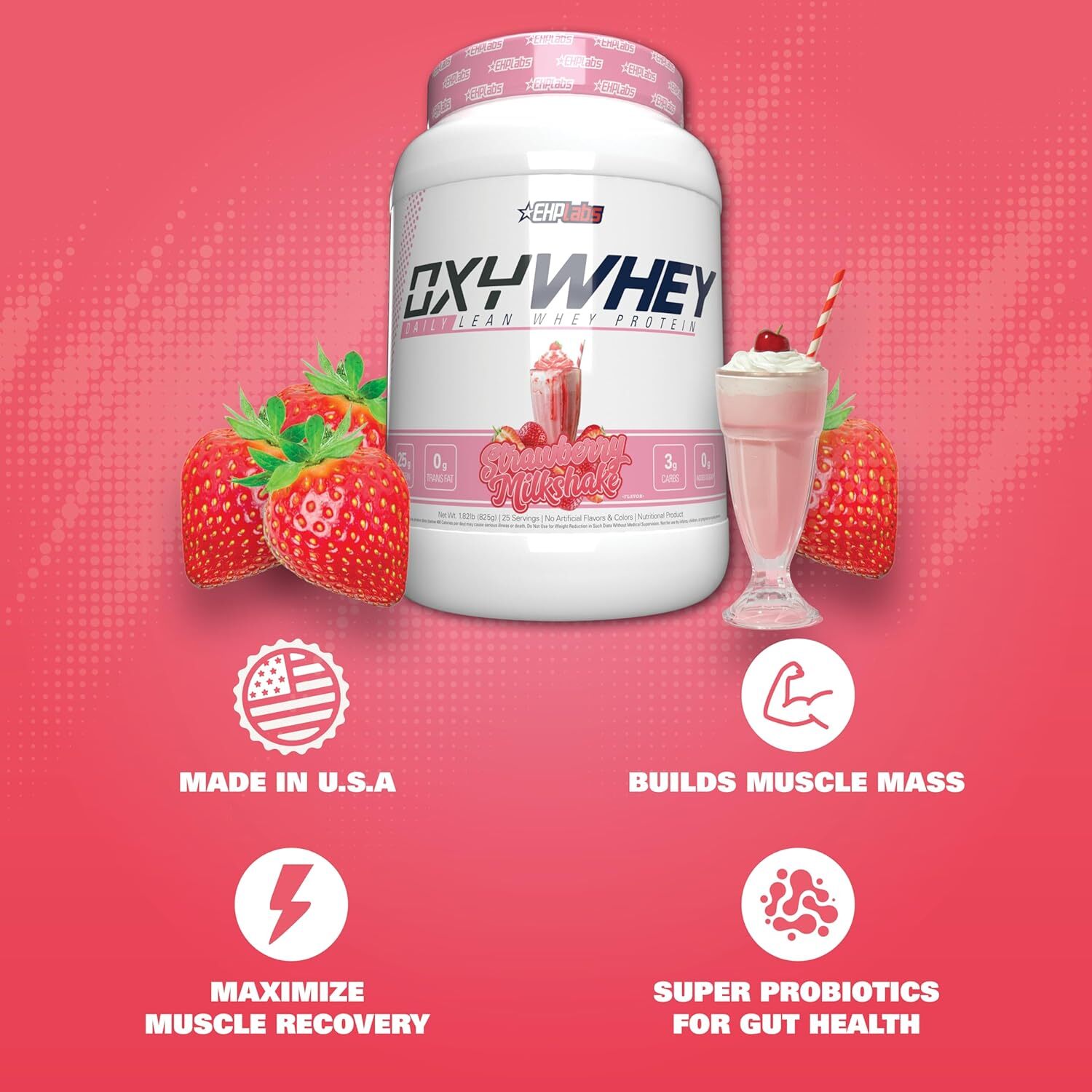 Oxywhey Whey Protein Isolate Powder – 25G of Whey Isolate Protein Powder, Meal R