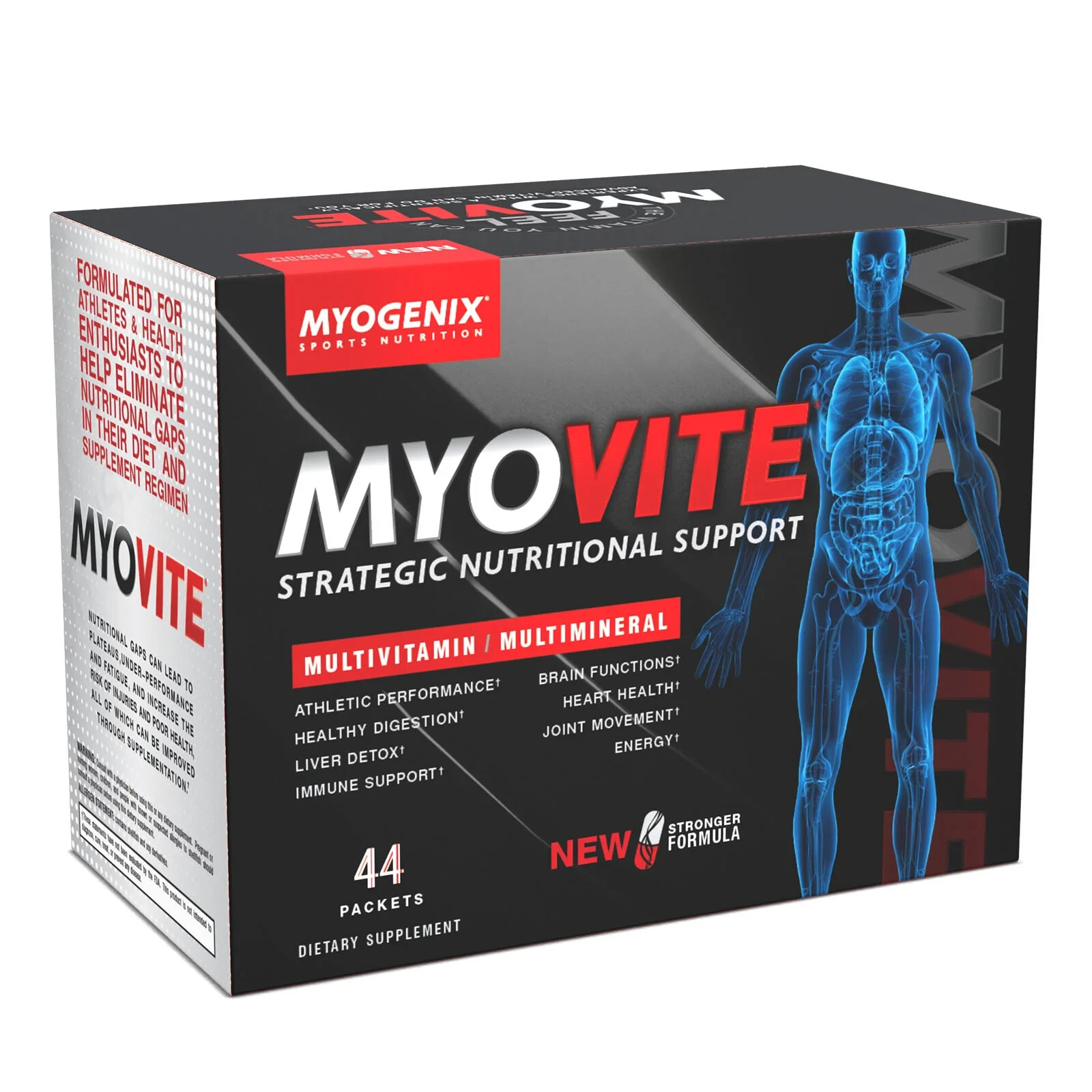 Myogenix MYOVITE Full Spectrum Multivitamin Mineral Formula 44 Packs New Formula