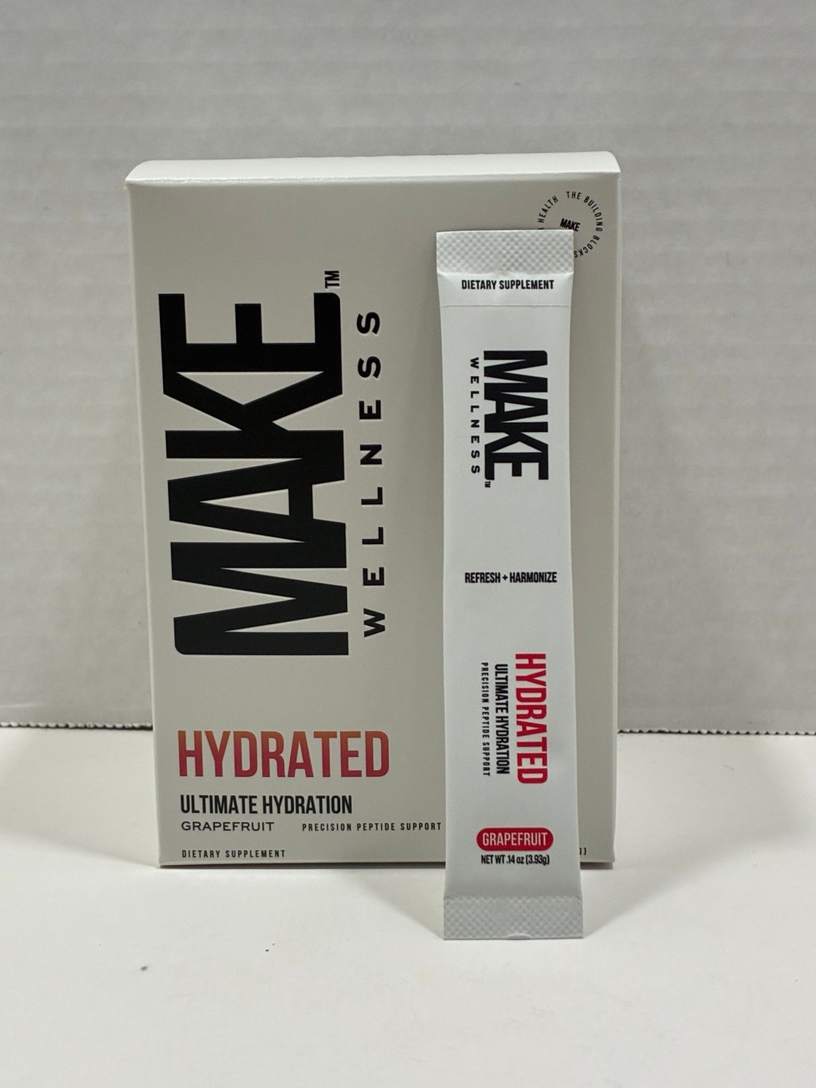 Make Wellness Hydrated Grapefruit Hydration & Electrolyte Drink Mix 30 Sachets
