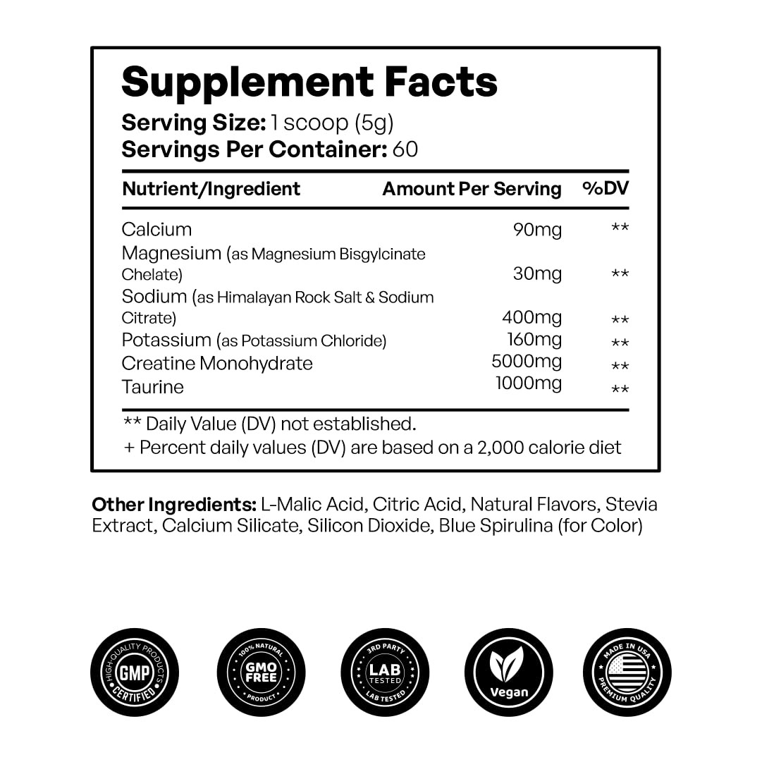 Pure Vitamins Pure Fusion Creatine Monohydrate Electrolyte Blend