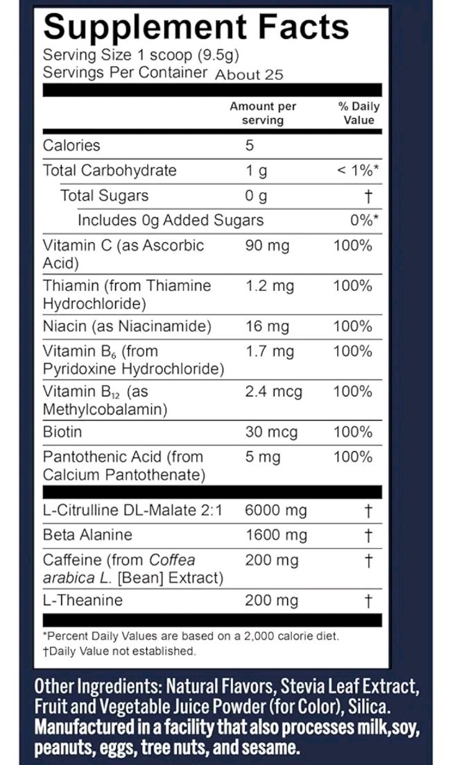 Vega Pre-Workout – 200mg Caffeine, Energy & Focus, Fruit Punch, 25 Servings,…