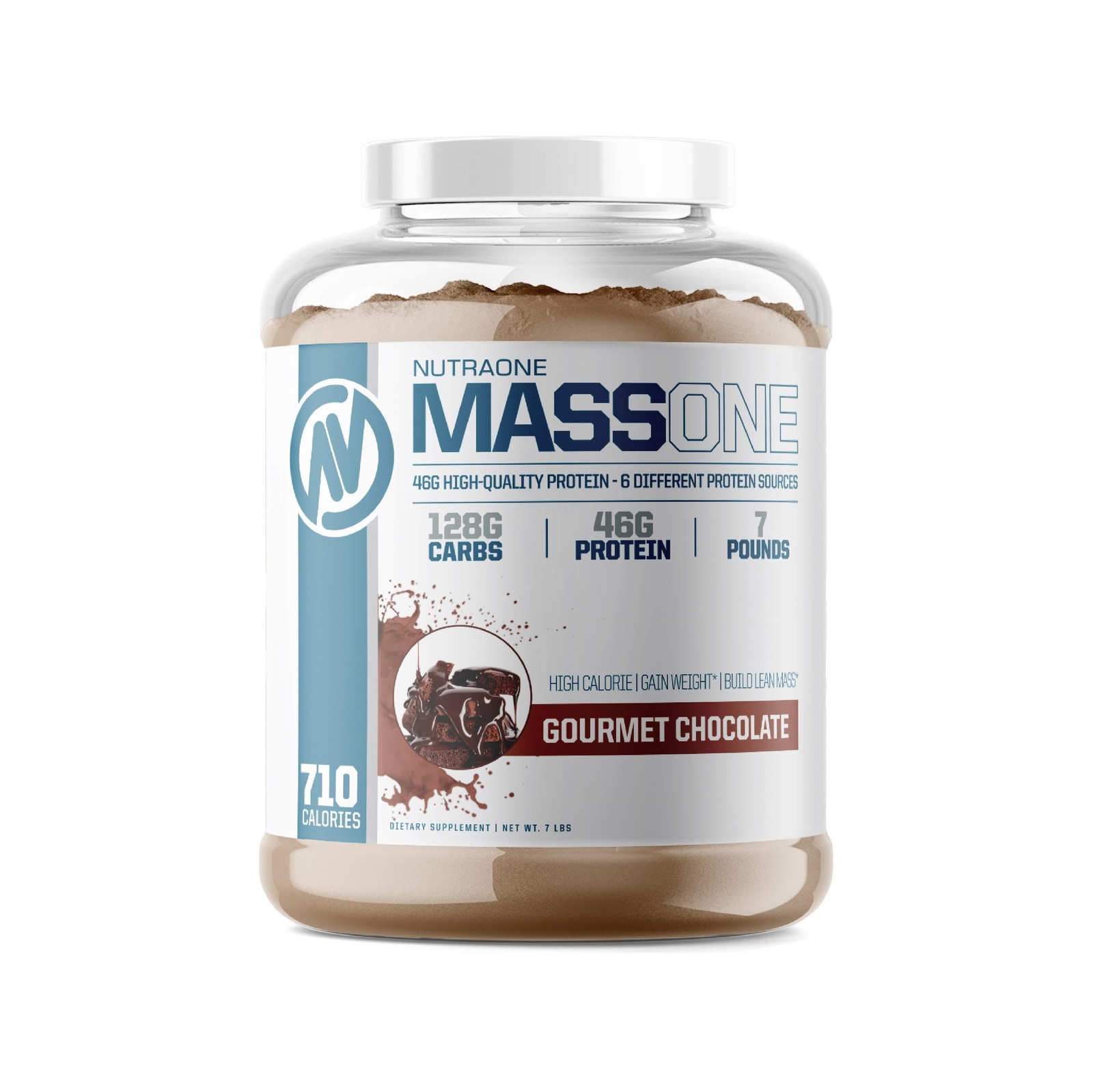 Massone Mass Gainer Protein Powder by NutraOne – Gain Weight Protein Meal Rep…