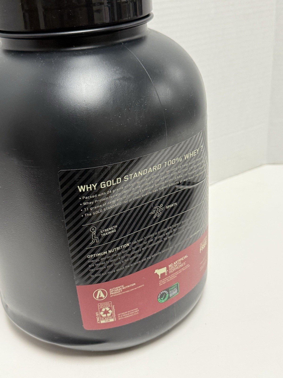 Optimum Nutrition 100% Whey Protein Powder Extreme Milk Choc NEW dented exp12/26