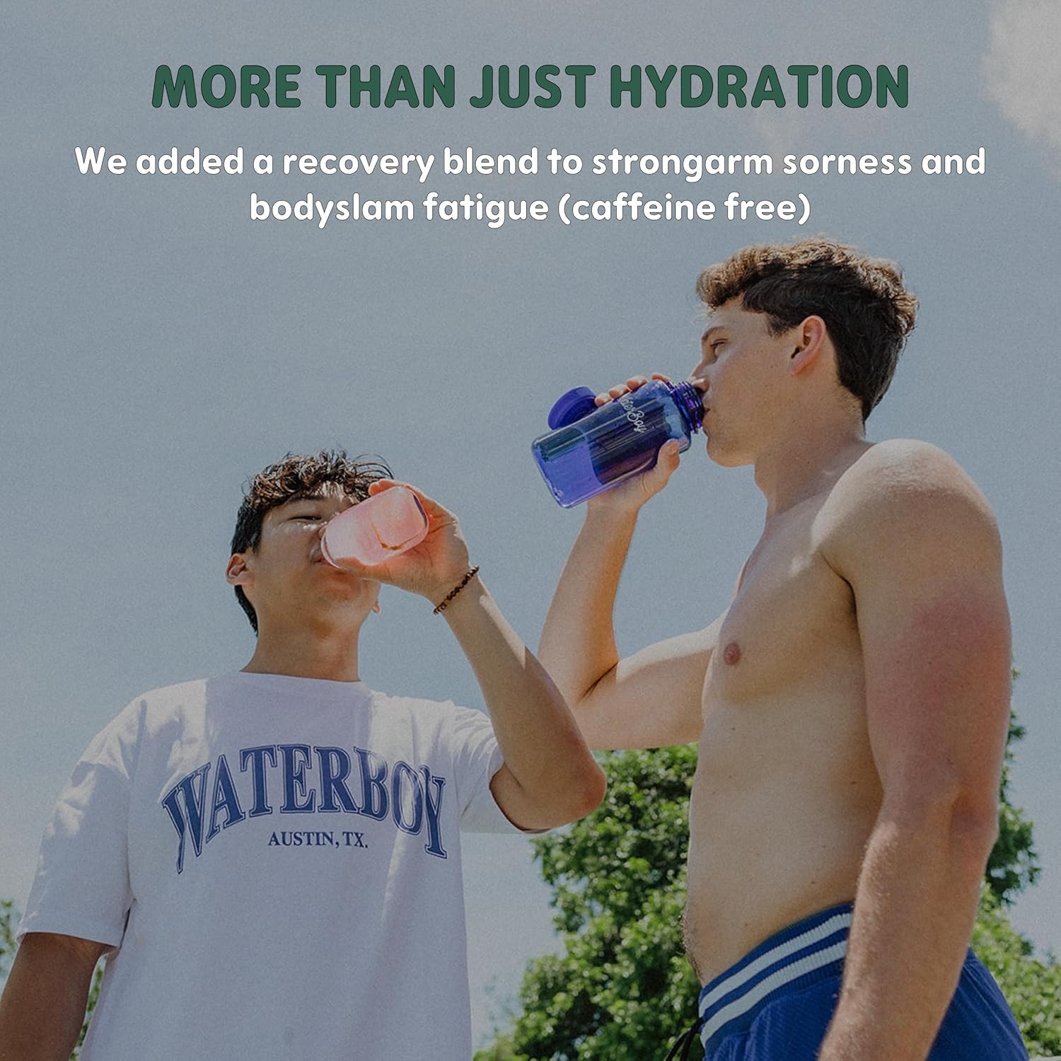 Waterboy Workout Hydration |2,960mg Sugar Free Electrolyte Powder Blue RaspberrY