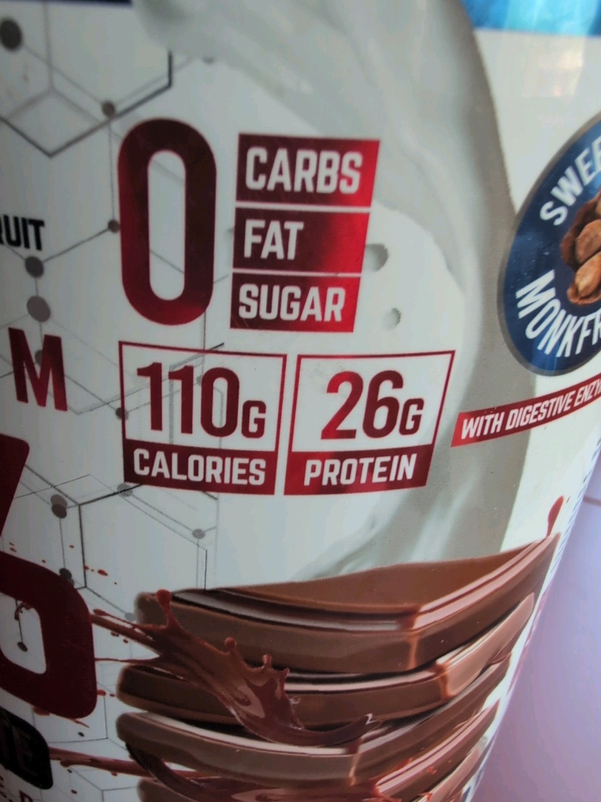 ISO26 Grass Fed Whey Protein Isolate with no artificial sweeteners. M04T 727 gr