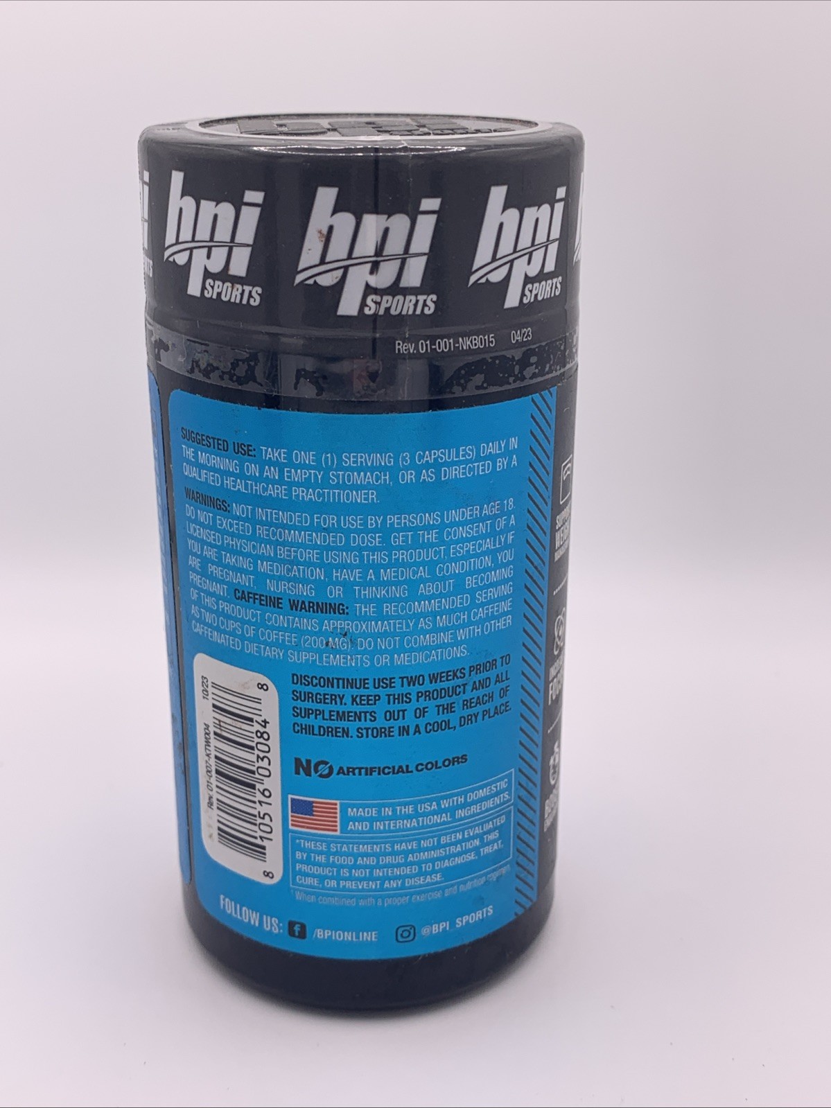 BPI Health Keto Weight Loss Ketogenic Diet Supplement 75 Capsules = 25 Servings