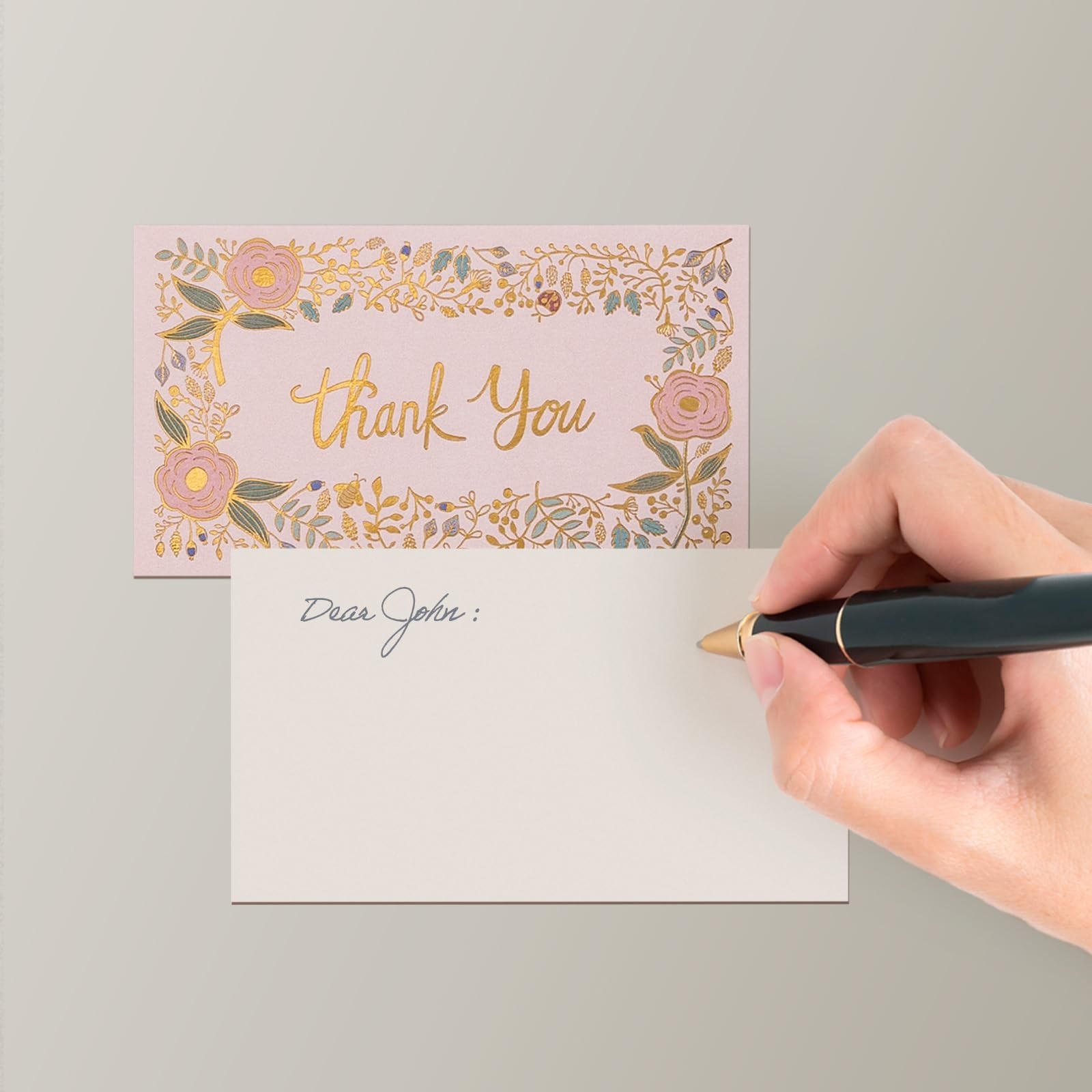 Prims & Flourish Small Thank You Cards Bulk, 100-Pack Mini Thank You For Your…