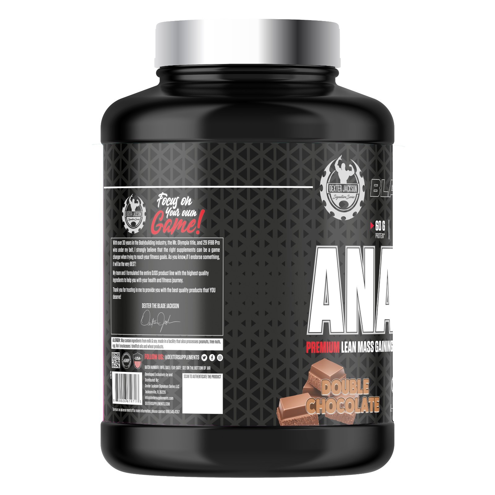 Anabolic Mass Premium Lean Mass Gaining Formula Double Chocolate 22 Servings