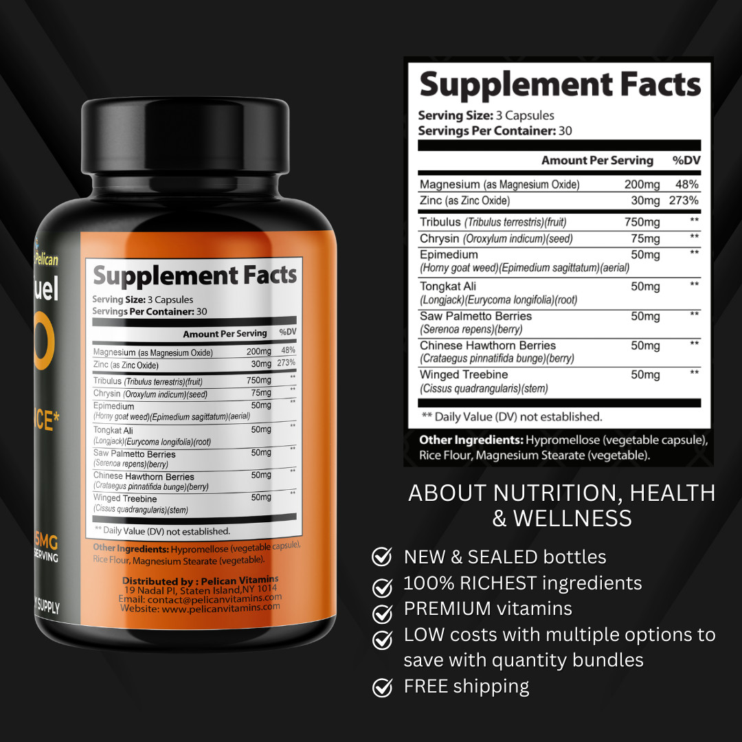 Alpha Fuel PRO- Bodybuilding & Men’s Health Support- 90 Capsules
