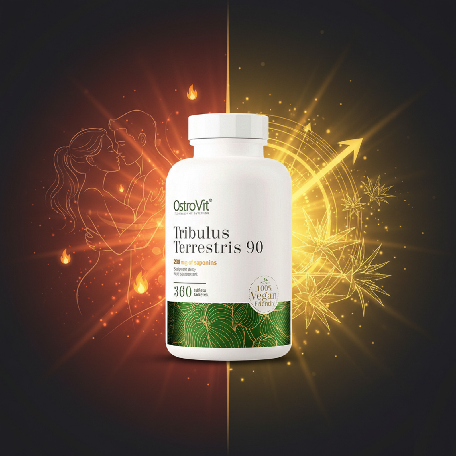 TRIBULUS TERRESTRIS 90 – 360 TAB -Improves sleep, strength and muscle growth