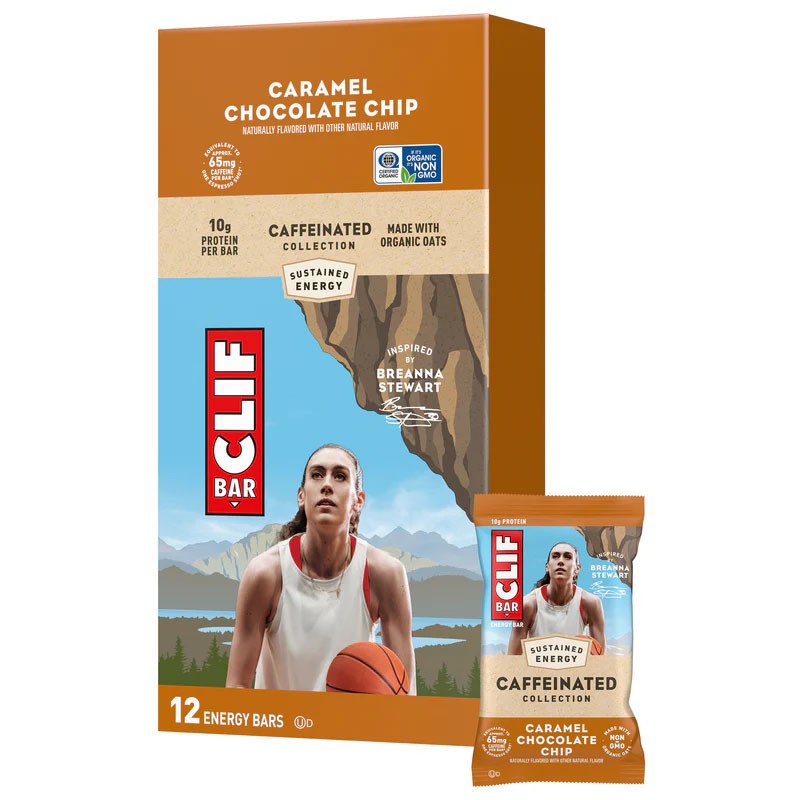 Clif Bar Chocolate Chunk Caramel – Organic Whole Grain Energy Bars, Non-GMO,