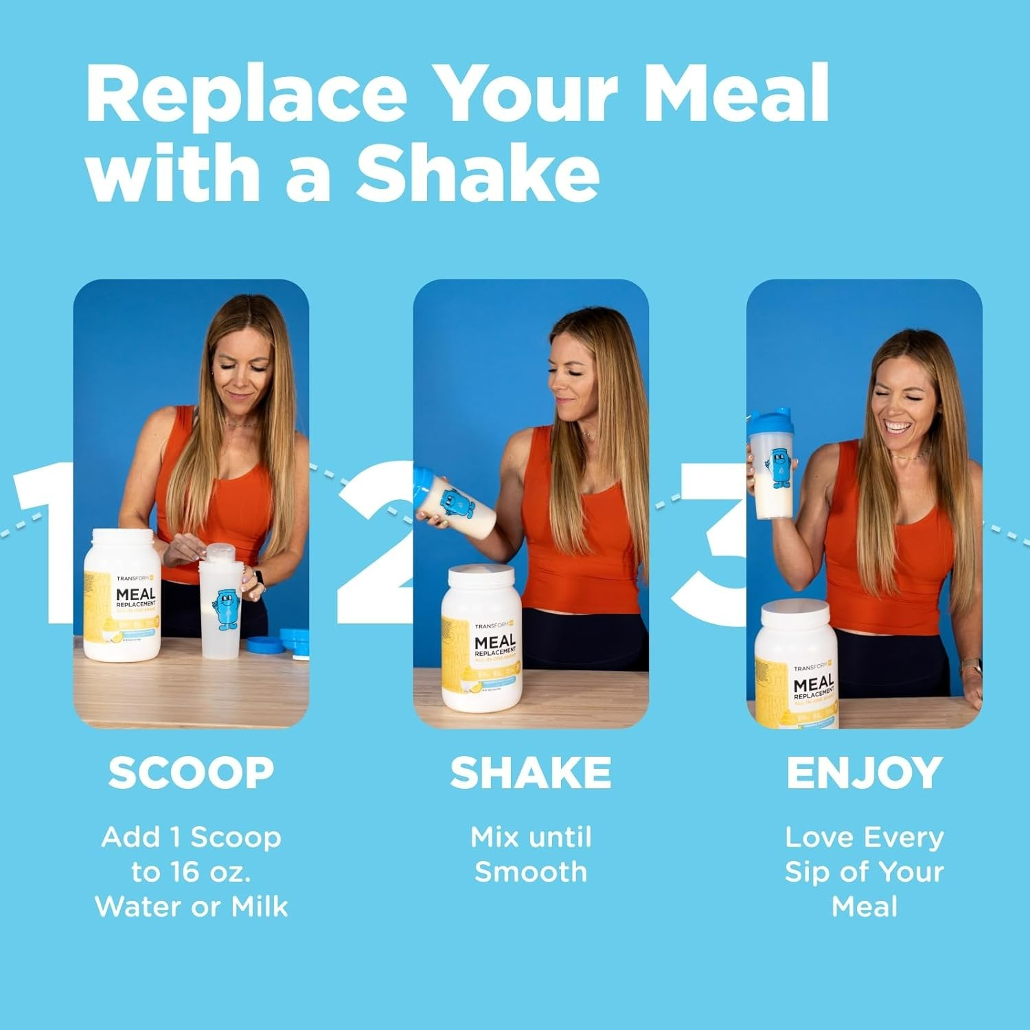 Meal Replacement Shake Powder 7 Servings Chocolate Peanut Butter – Gluten Fre…