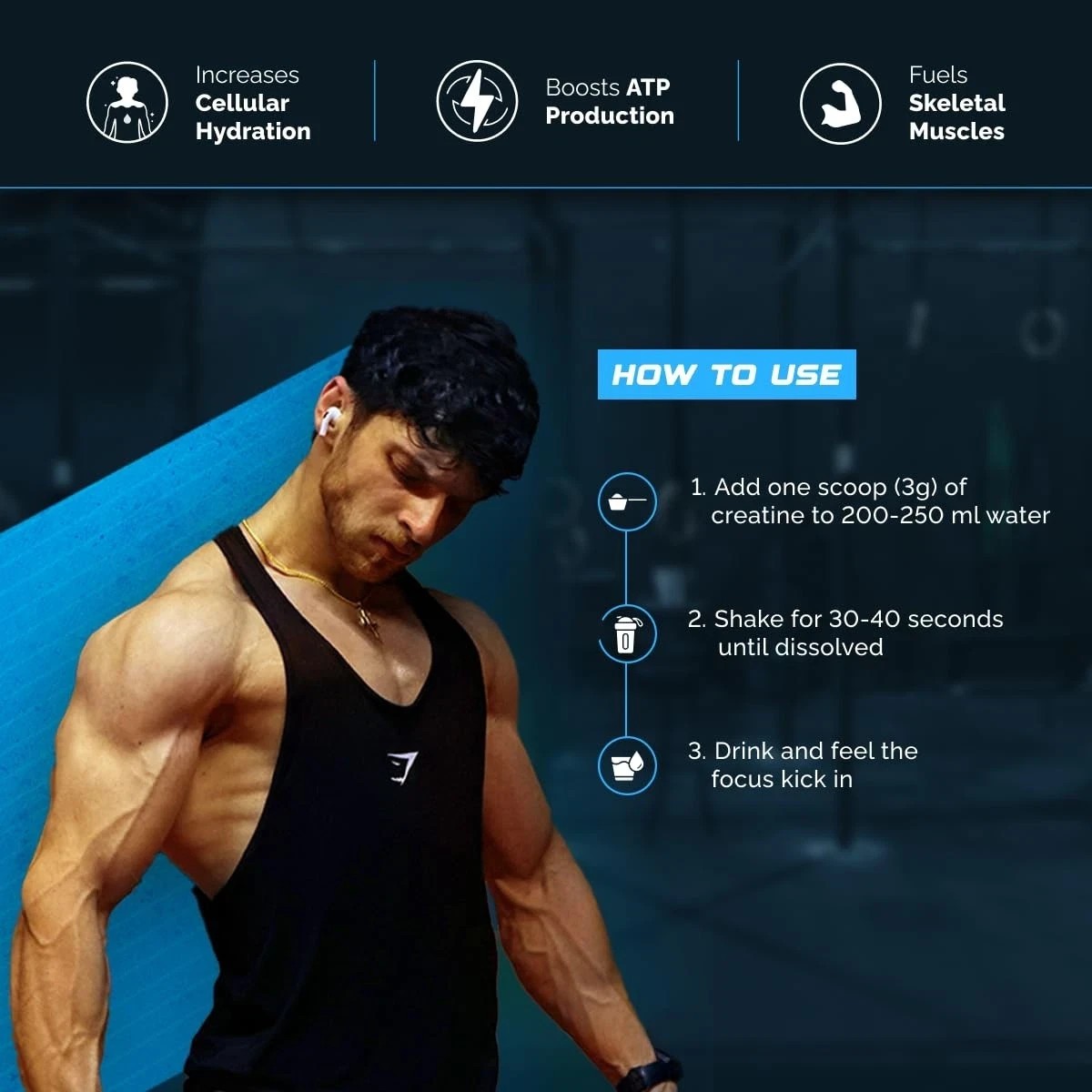 Wellcore Micronised Creatine Monohydrate Powder 100gm