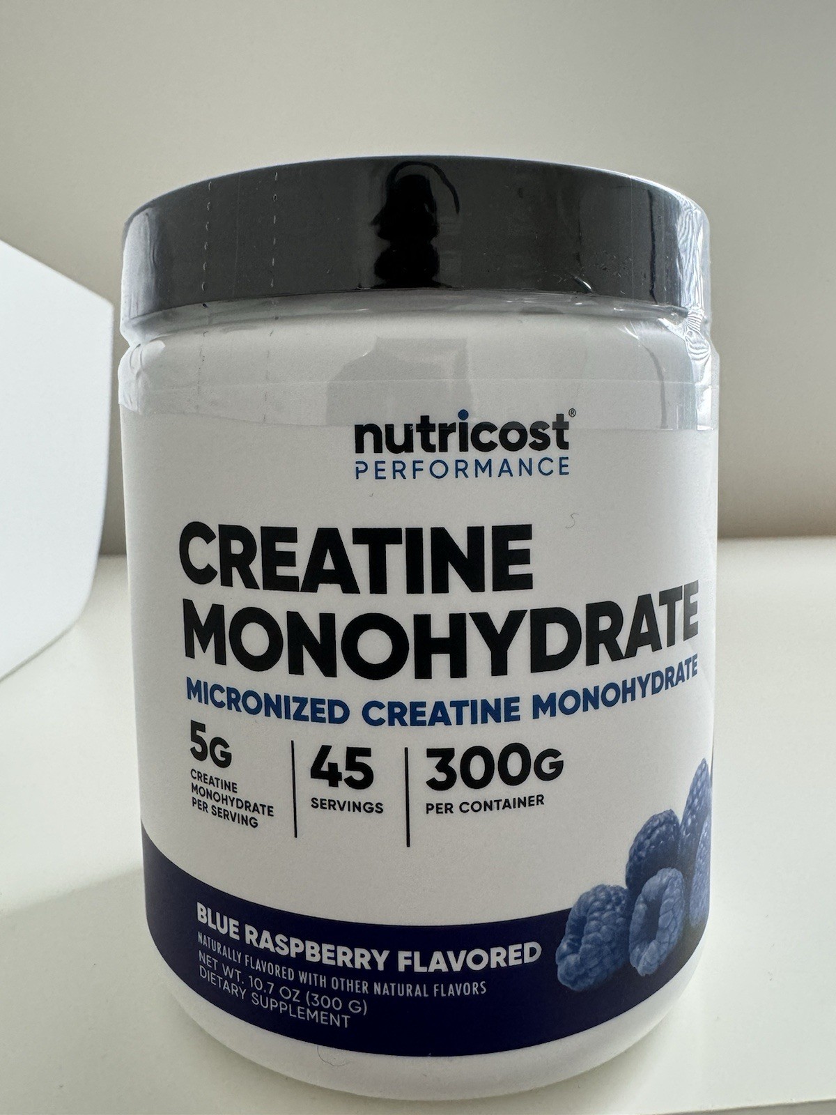 Nutricost Micronized Creatine Monohydrate Powder featuring Frozen Lemonade and