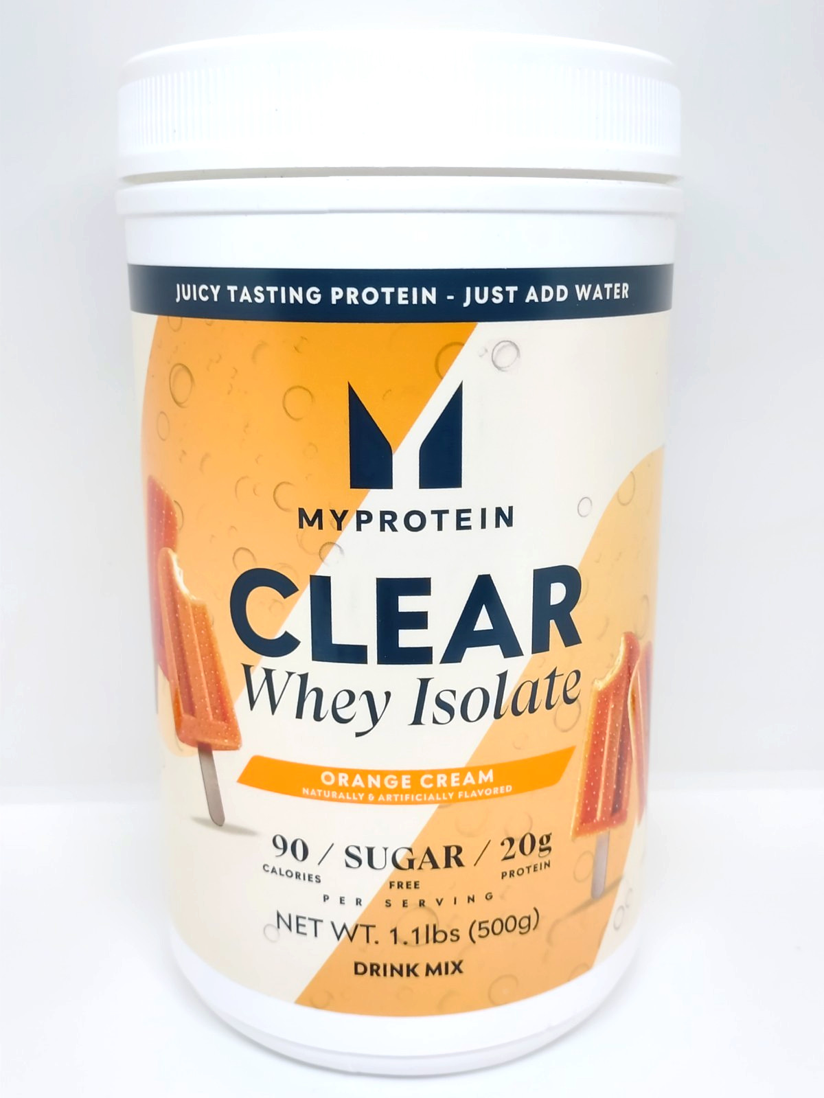 Clear Whey Isolate Protein Powder Orange Cream, 20 Servings, 1.1lbs