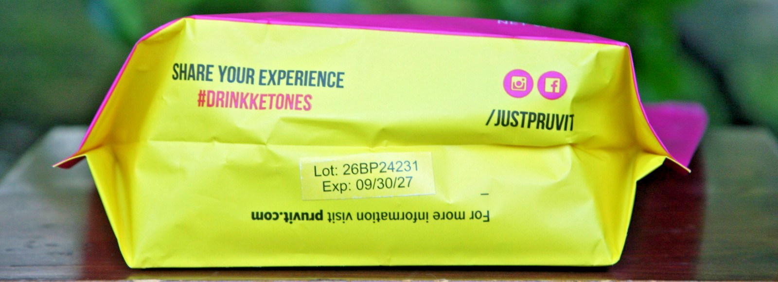 Pruvit Keto OS NAT Ketones – Charged – Raspberry Lemondade, Exp 04/26