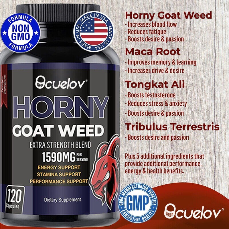 High Strength Blend Capsules 1590mg Per Serving Energy Endurance Support