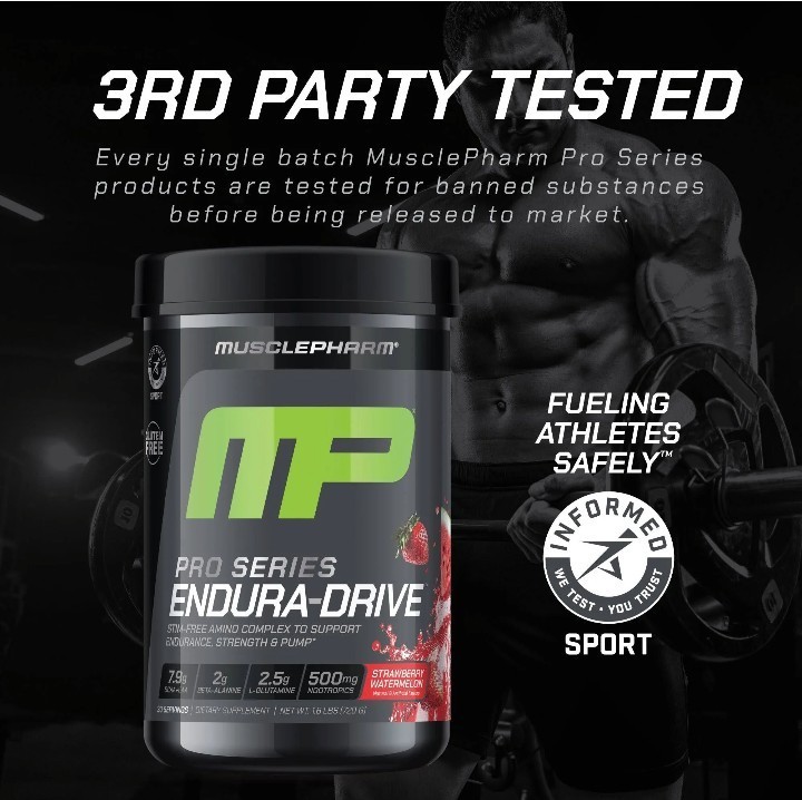 MusclePharm Pro Series Endura Drive Performance Hydration Muscle Support/SEALED!