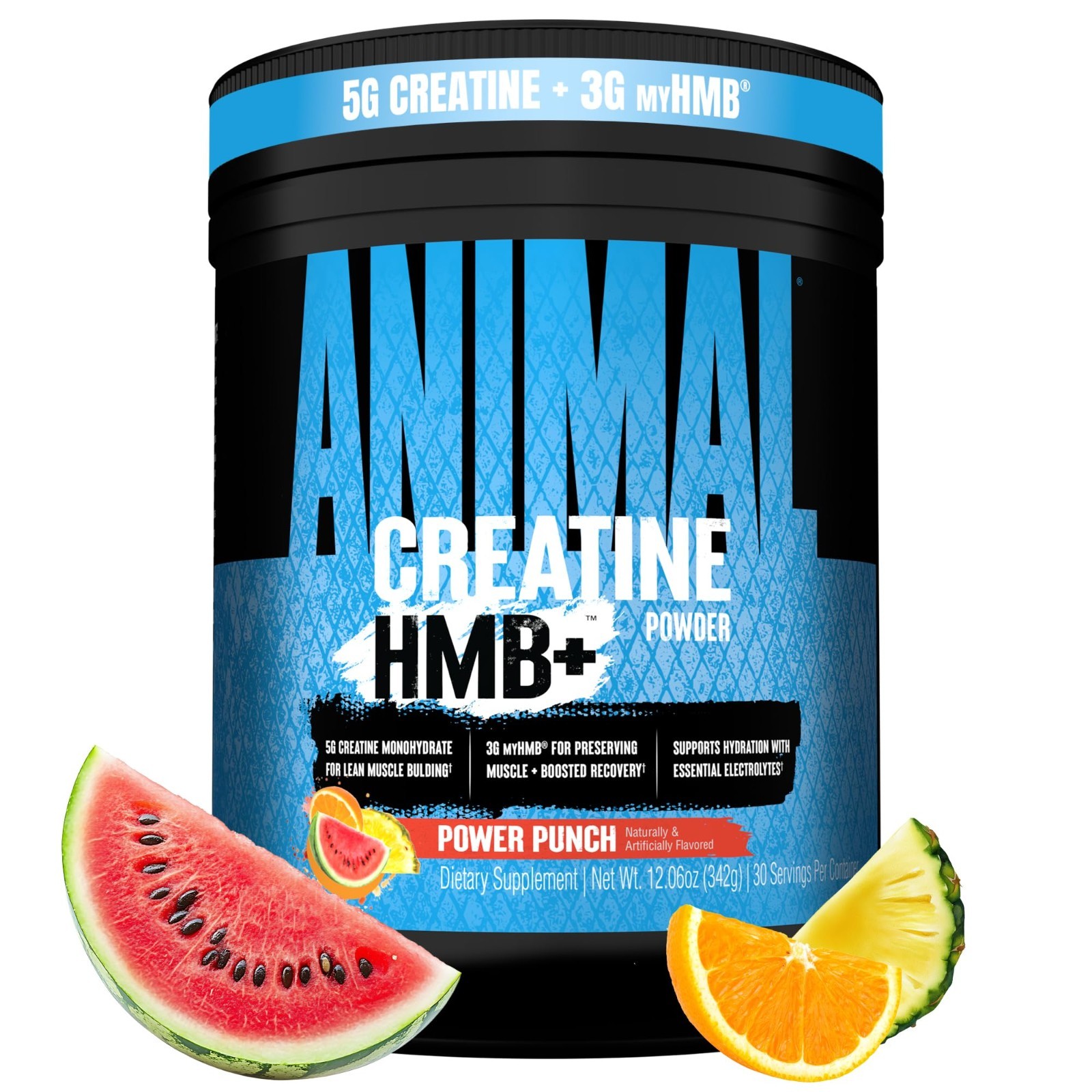Creatine HMB Powder with Electrolytes – 3g myHMB + 5g Creatine for Energy & Reco