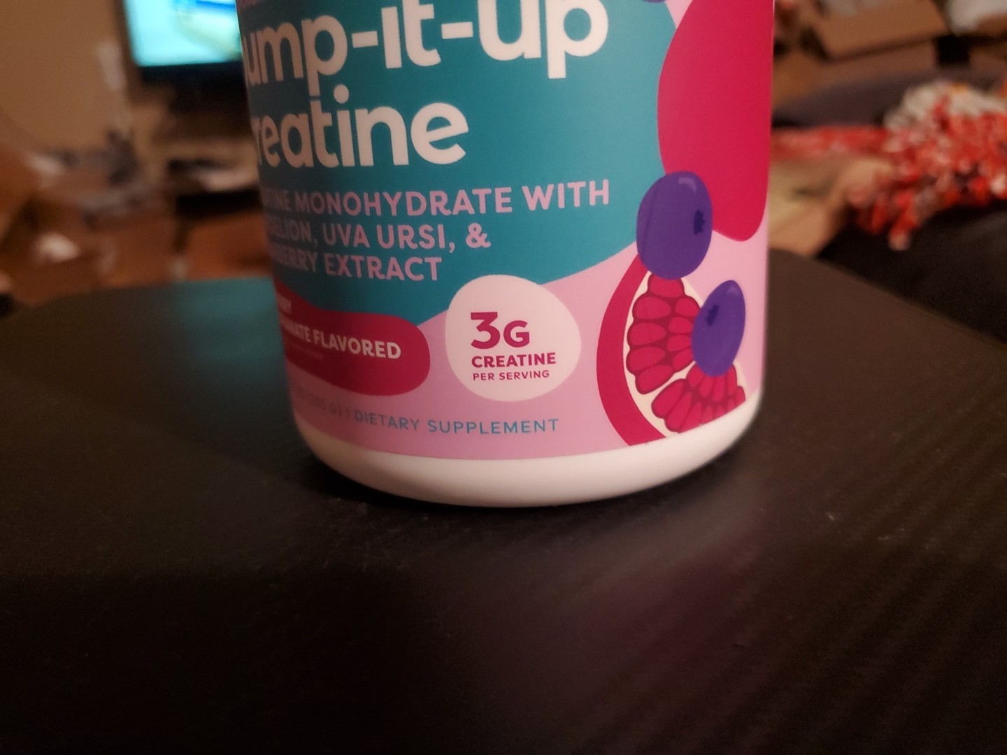 wellah Pump-It-Up Creatine Monohydrate BLUEBERRY POMEGRANTE – 9.1 oz. 04/2028