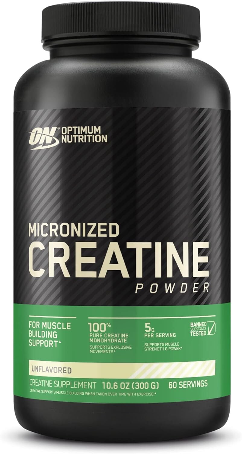 Creatina en polvo micronizada, soporte para el desarrollo muscular, 60 porciones