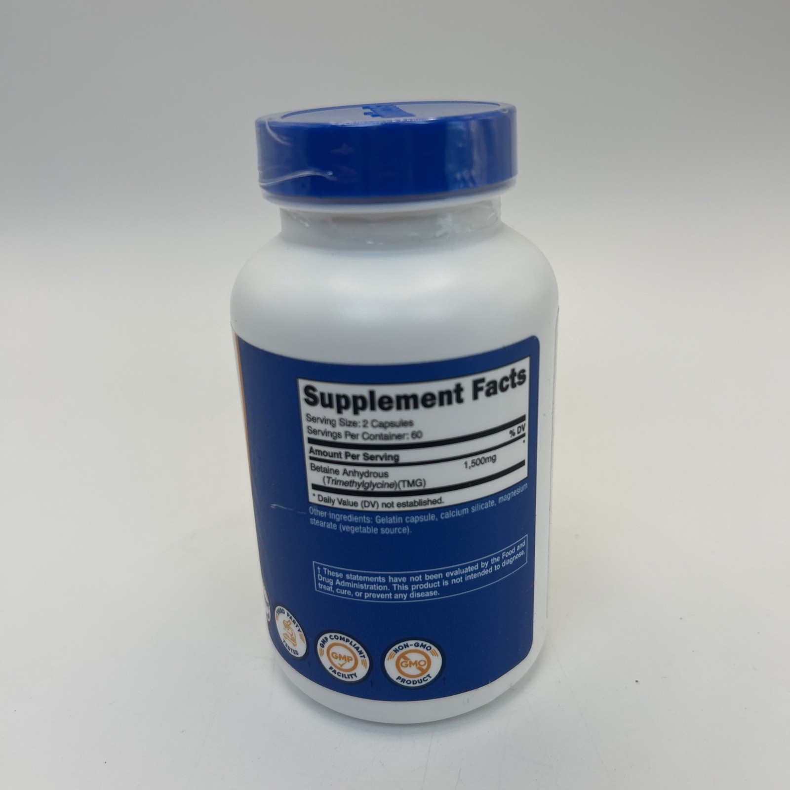 Nutricost Betaine Anhydrous 1500mg, 60 Servings Exp 06/2028