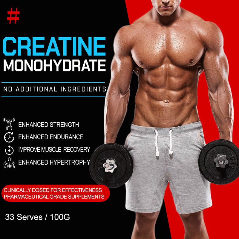 MENXI Micronized Creatine Monohydrate Powder 100g, 60 Servings,Muscle Building