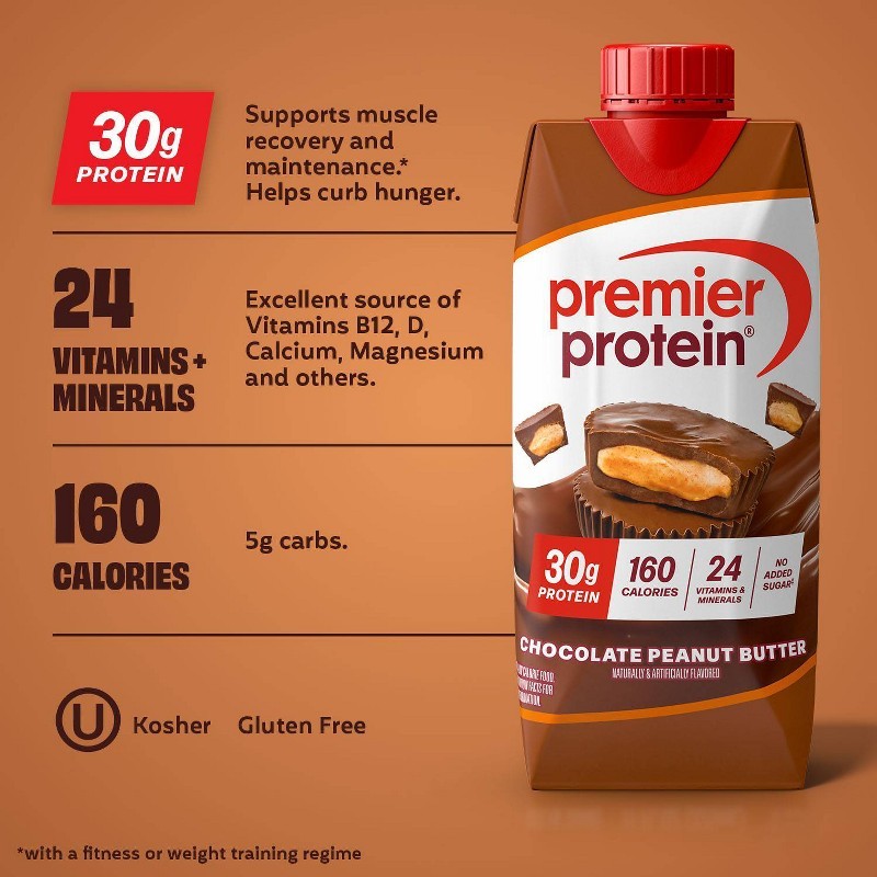 Premier Protein Chocolate Peanut Butter Nutritional Shake