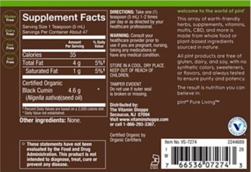 Organic Black Seed Oil – Superfood for Immune & Respiratory Support (8 fl. oz.)