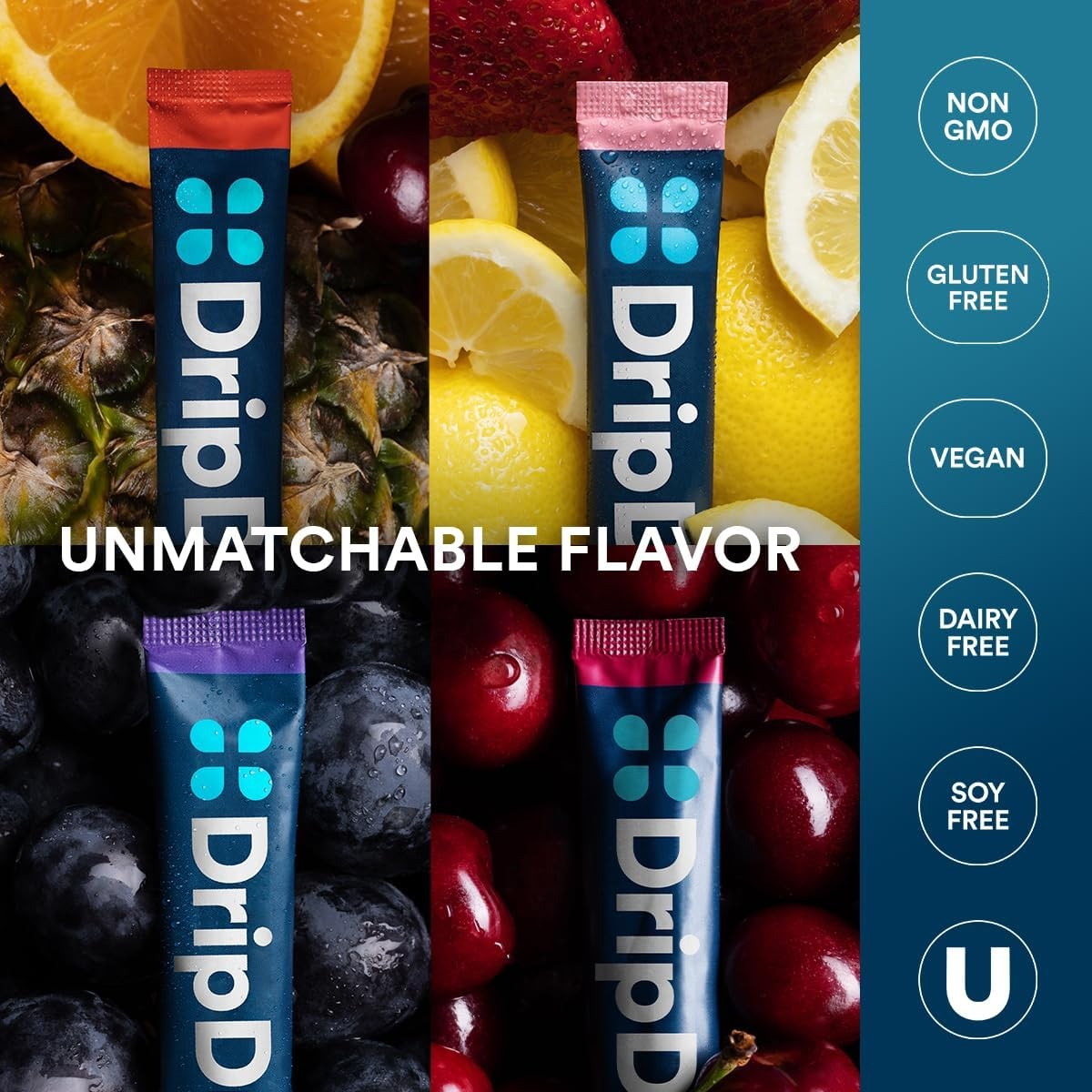 Dripdrop – – Electrolytes Powder Drink Mix –