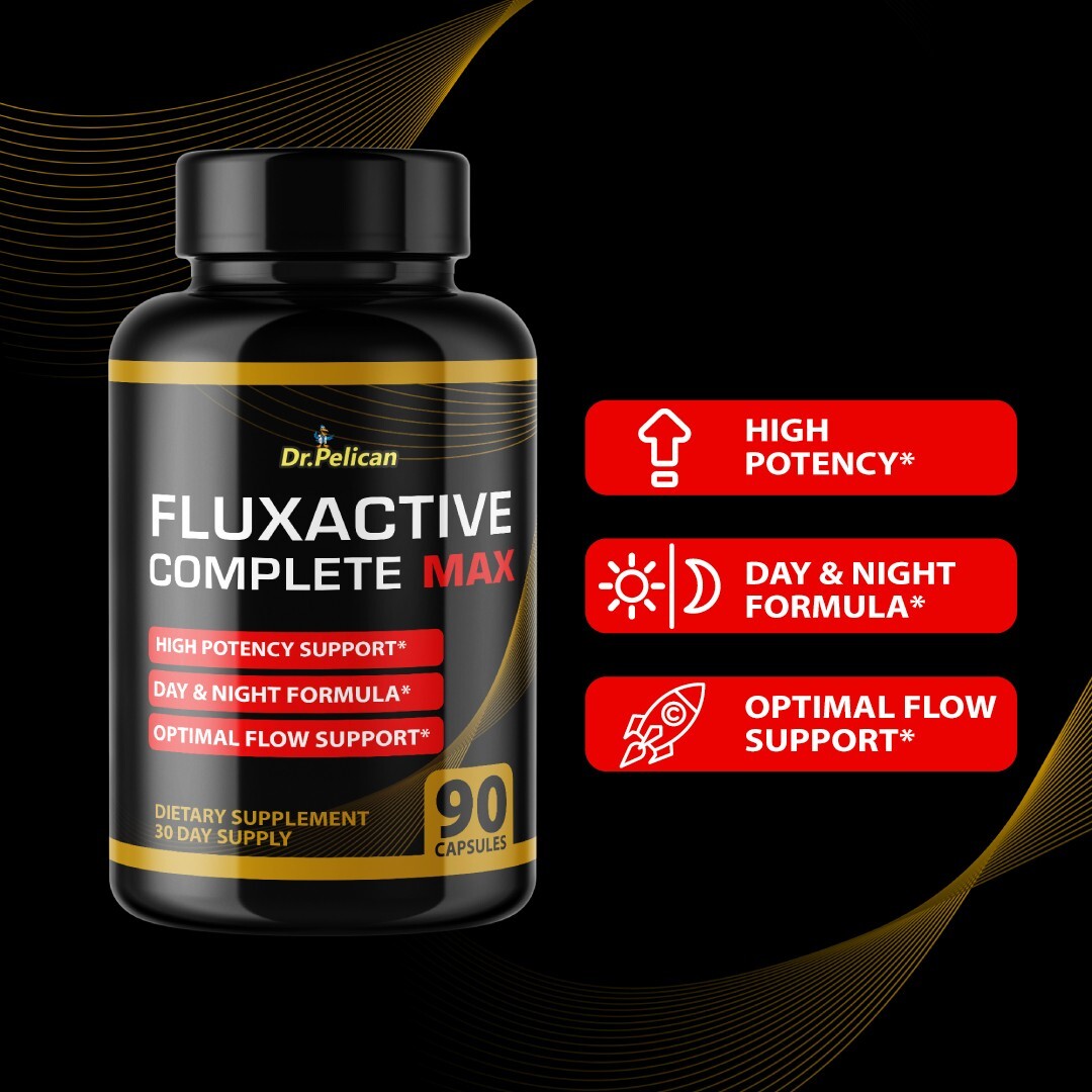 Fluxactive Complete MAX- Bodybuilding & Weight Support-12 Bottles- 1080 Capsules