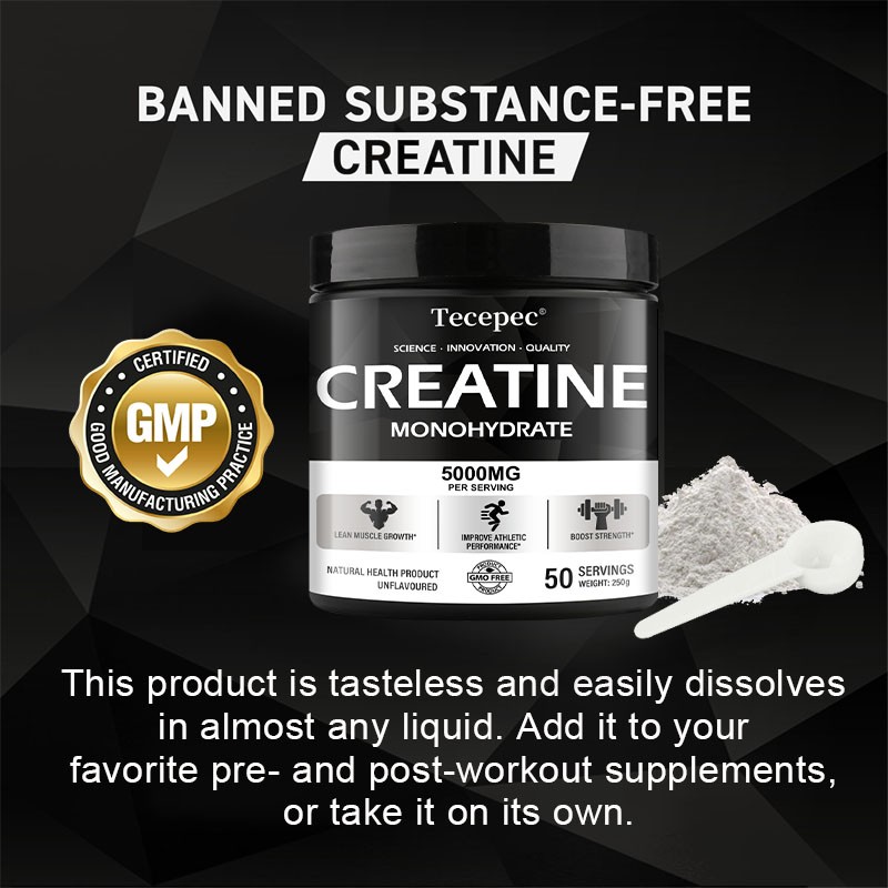 Creatine Monohydrate Micronized Powder Improve Athletic Performance 150-250 G